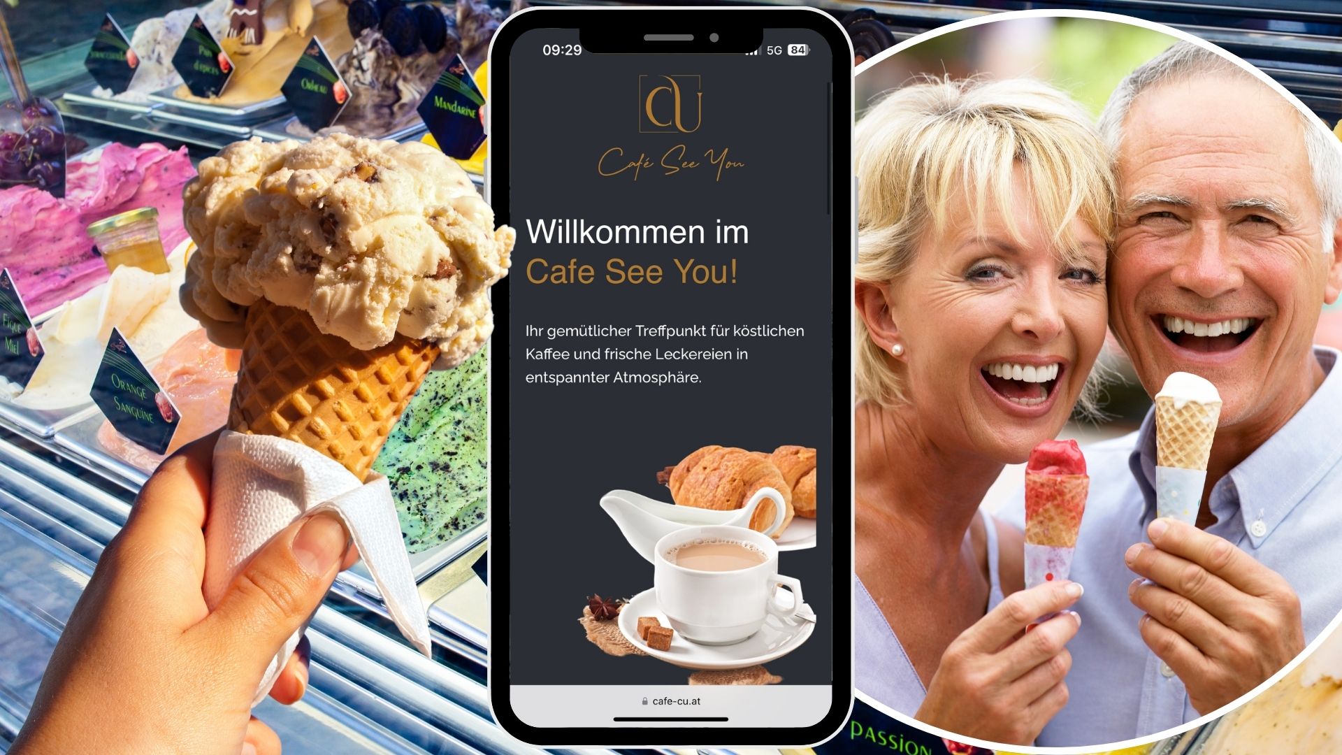 Das Cafe See You bietet seinen Gästen eine einladende Atmosphäre und eine Vielzahl an Leckereien.