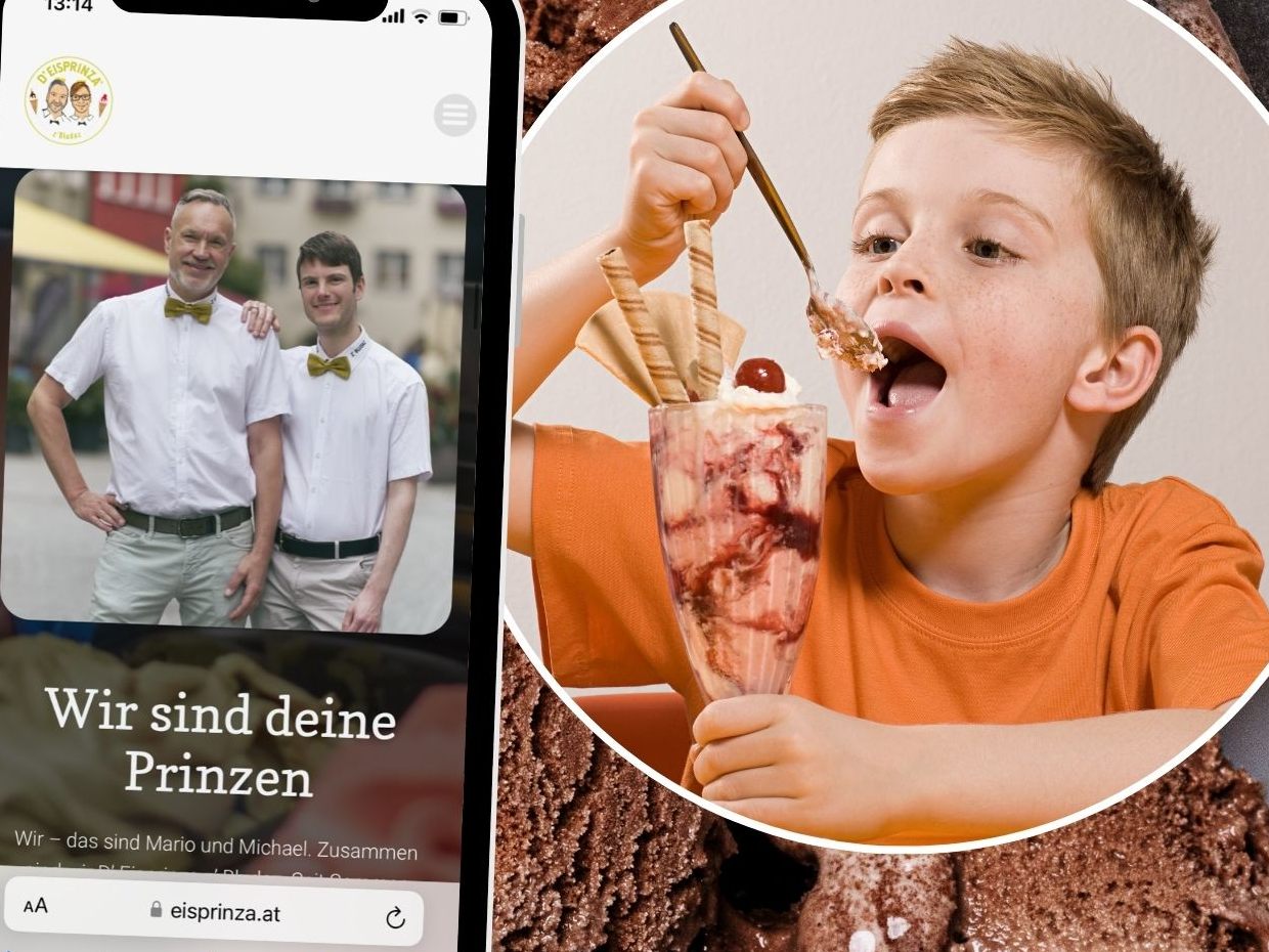 Italienisches Eis trifft Nachhaltigkeit .