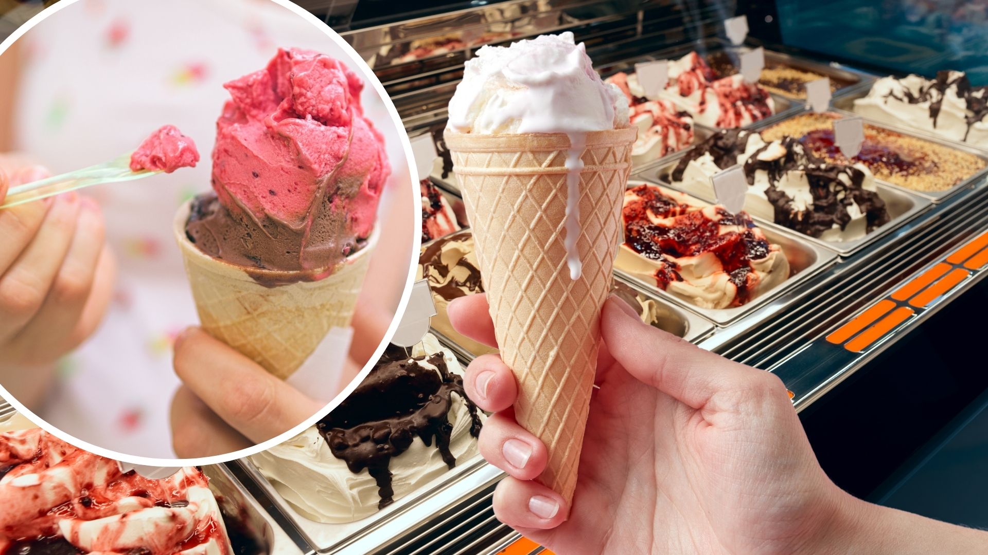 Eiscreme-Liebhaber kommen bei der Bäckerei Hosp voll auf ihre Kosten. 