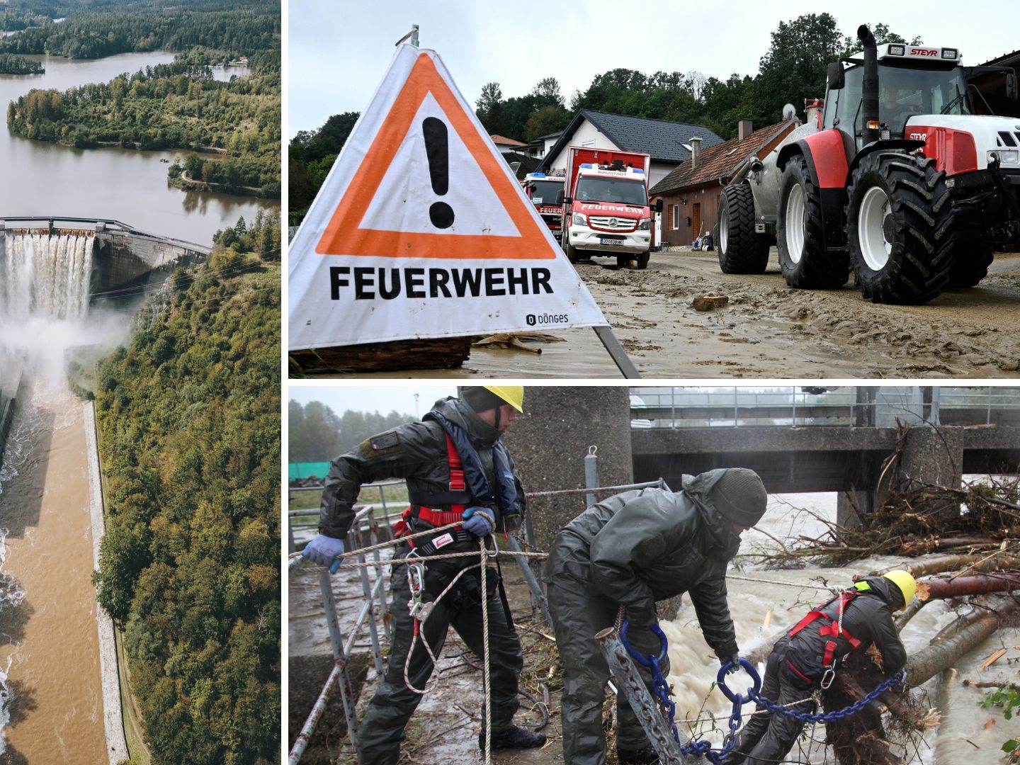 Meteorologe zeigt sich etwas überrascht über Maximalniederschläge im Raum Tulln und St. Pölten.