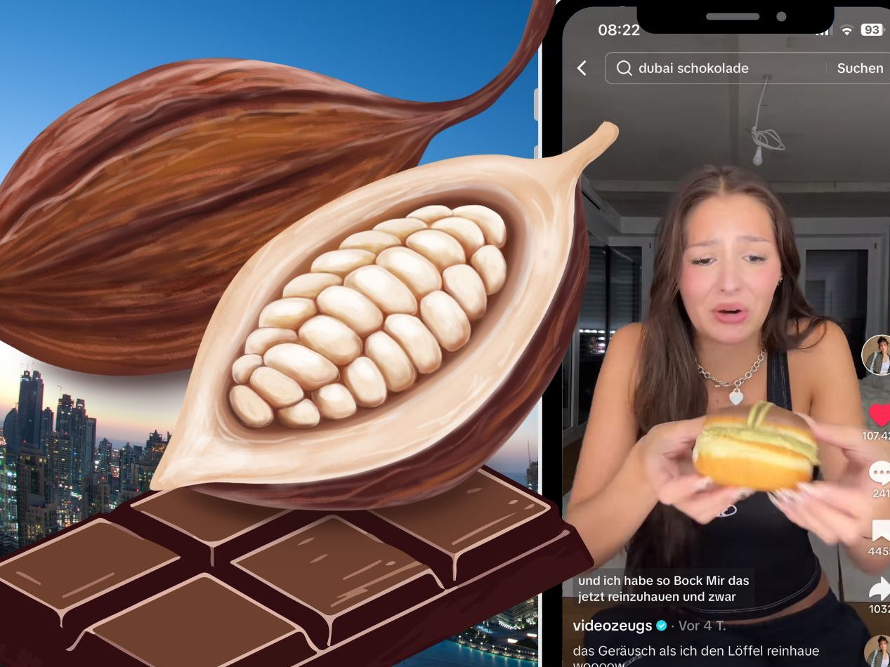 Die Dubai Schokolade ist der neue Star auf TikTok und begeistert Naschkatzen weltweit.