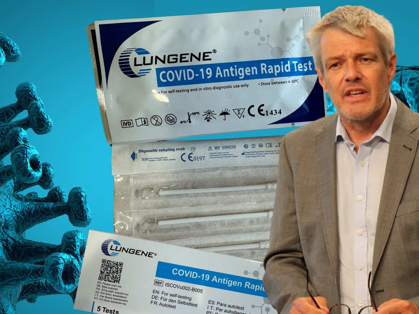 Aktuelle Abwasseranalysen zeigen einen moderaten Anstieg der Viruslast in Vorarlberg, so Sanitätsdirektor Wolfgang Grabher.