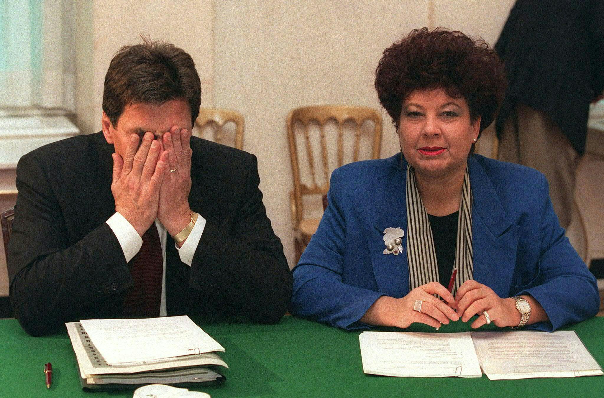 Der ehem. Bundeskanzler Viktor Klima und die ehem. Ministerin Helga Konrad