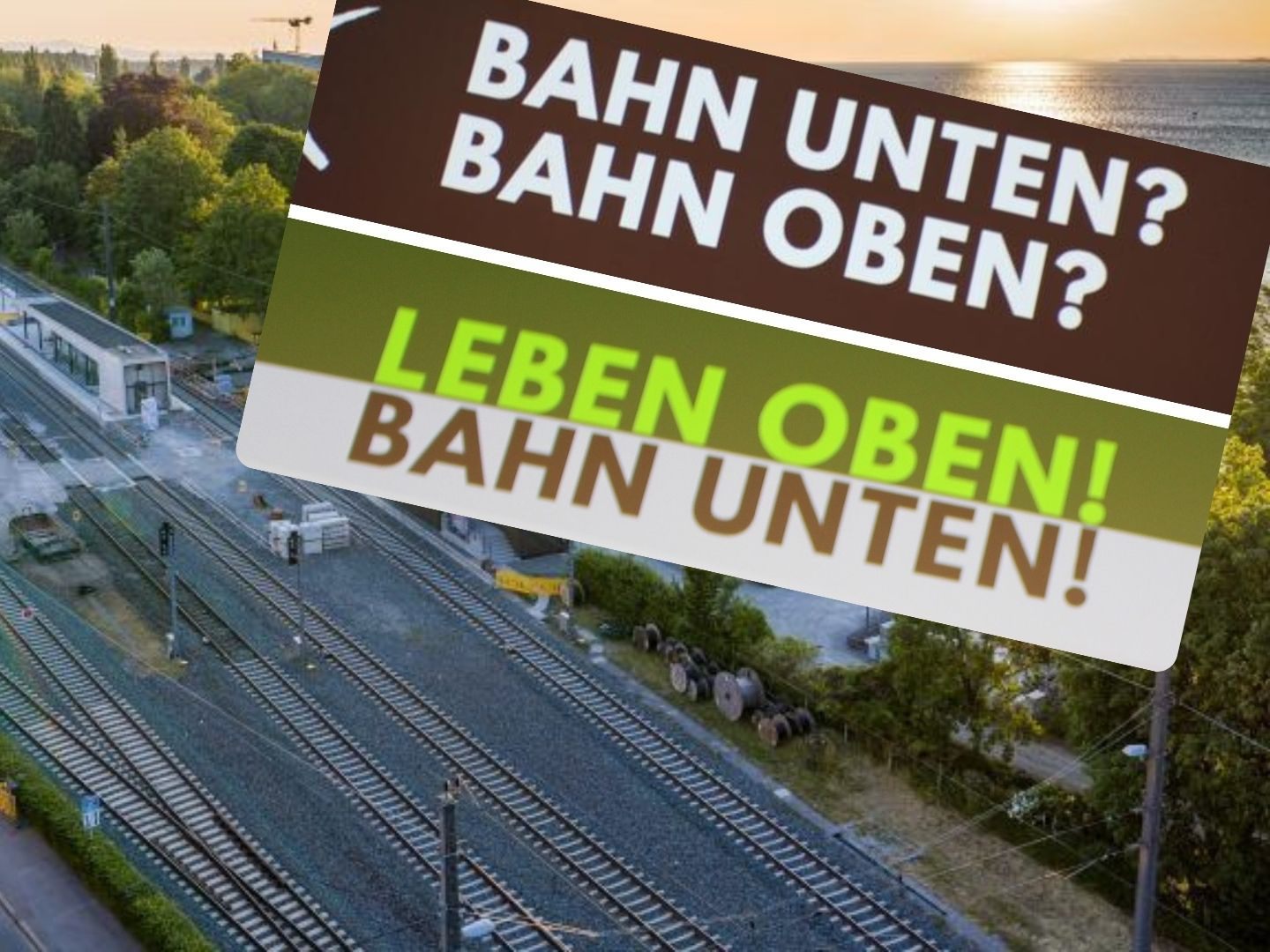 Am Mittwochabend wurde in Lauterach über den unterirdischen Bahnausbau diskutiert.
