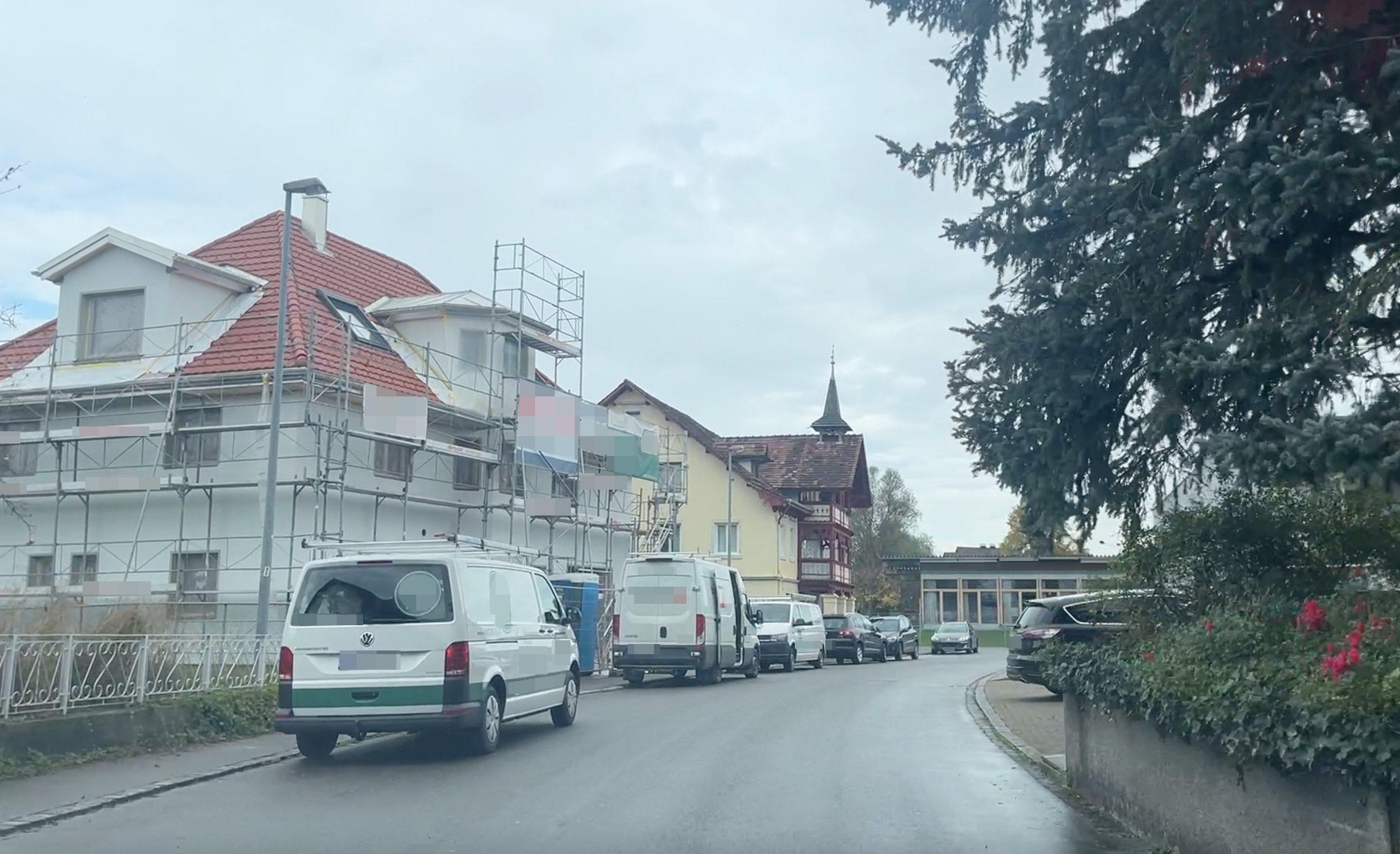 So sah die Straße beim VOL.AT-Lokalaugenschein aus.