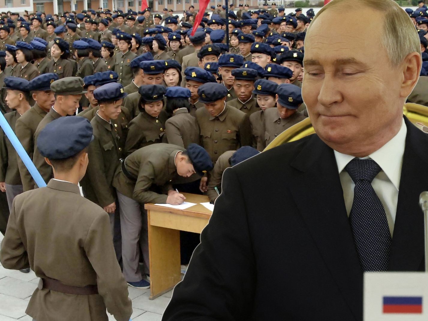 Die ukrainischen Geheimdienste hätten Informationen, dass Putin Soldaten aus Nordkorea einsetzen will.