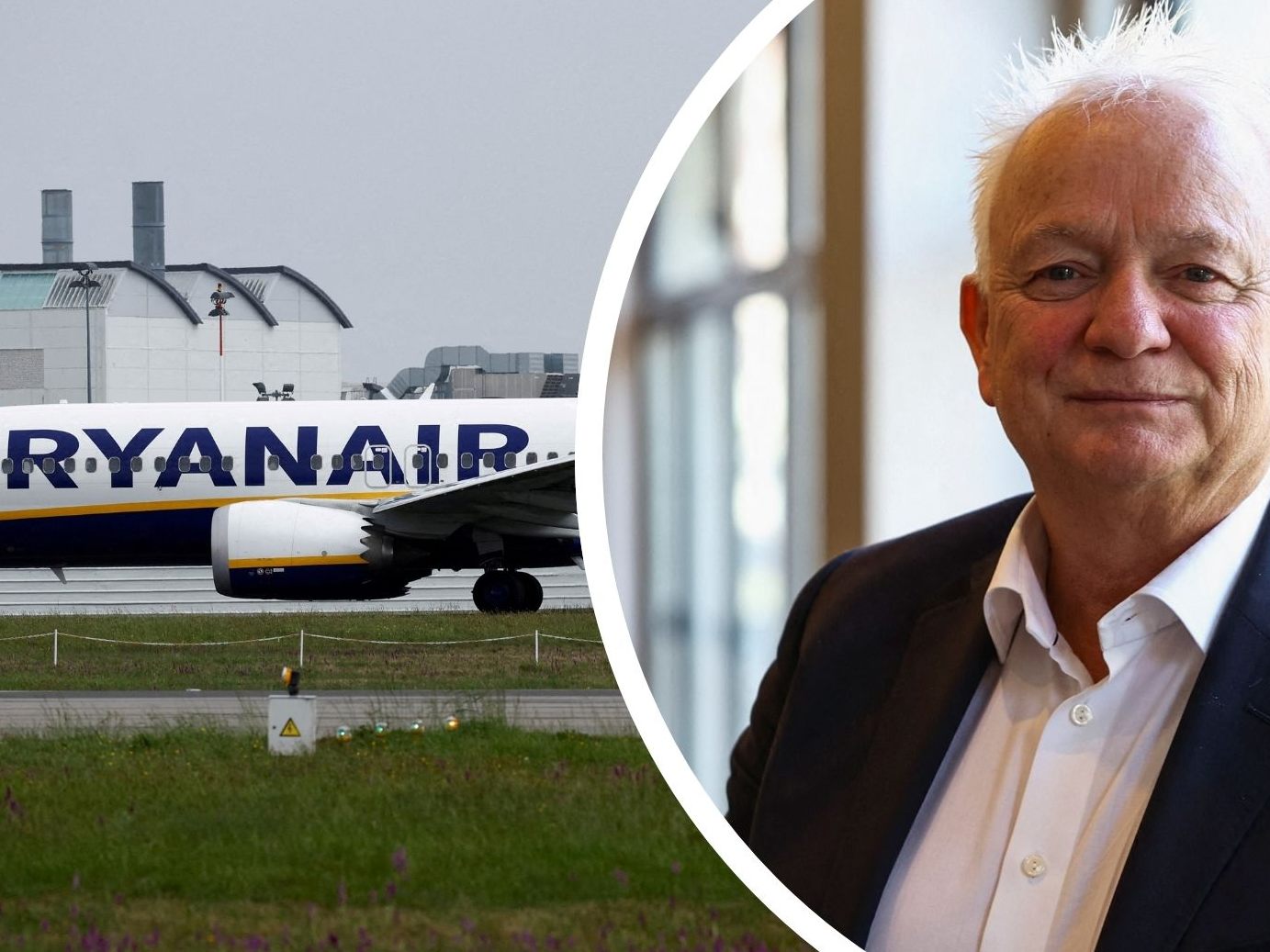 Ryanair-Airlinechef Eddie Wilson in Hamburg