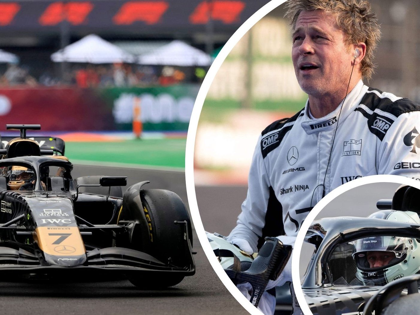 Brad Pitt dreht beim Mexiko GP