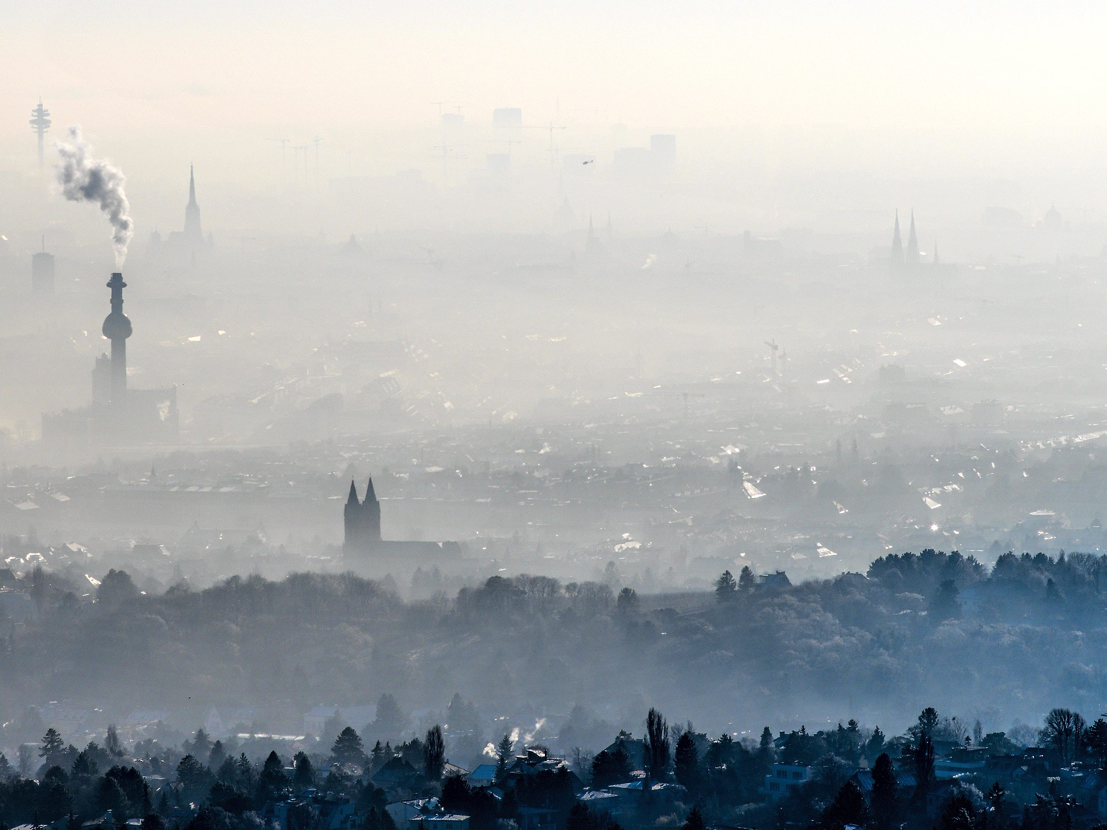 Die Großwetterlage sorgte für mehr Feinstoffbelastung in Wien.