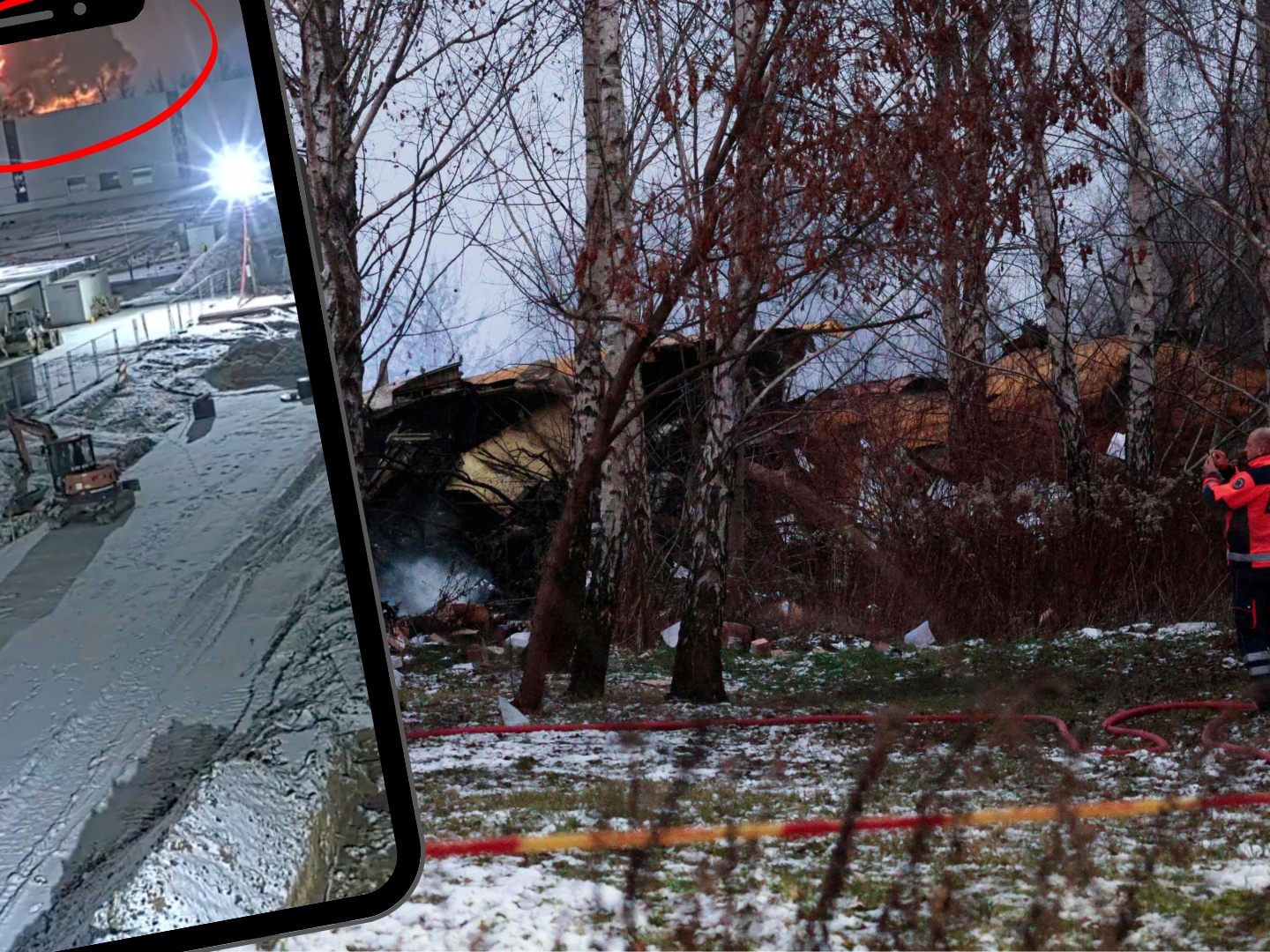 Absturz von DHL-Flieger in Litauen.