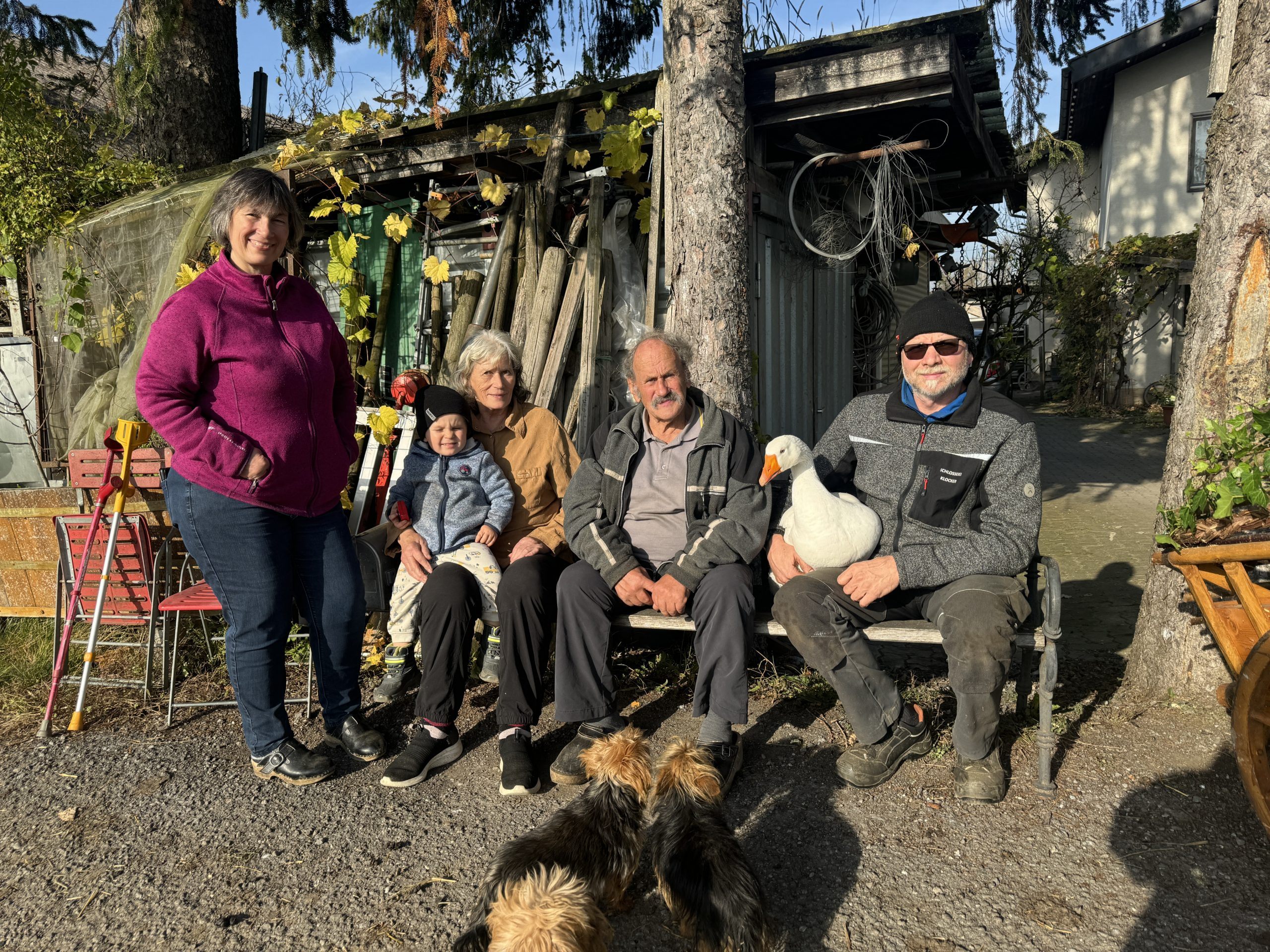 Am Hof in Dornbirn wohnt der Ganter mit vier Generationen.