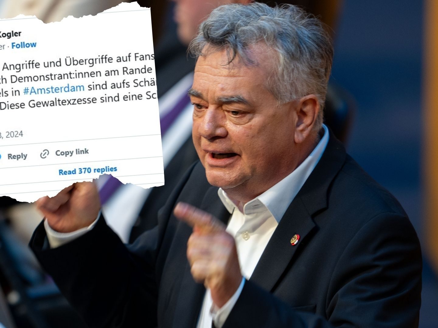 Ein Post von Werner Kogler sorgt für Aufregung.