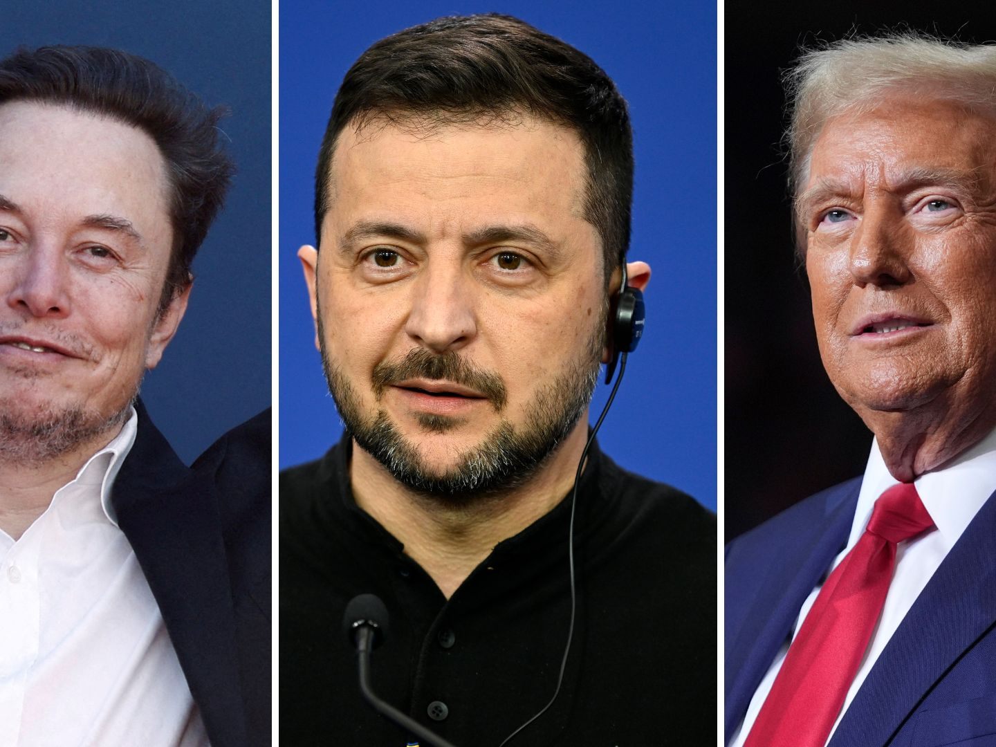 Überraschung für Selenskyj: Beim Telefonat mit Trump war plötzlich Musk in der Leitung.