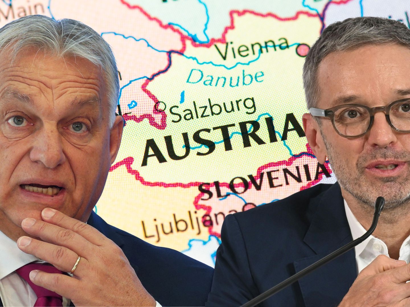 Orban und Kickl haben die "Wiener Erklärung" unterzeichnet.