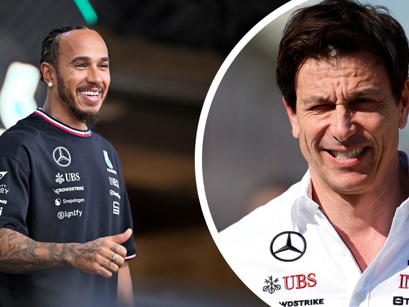 Lewis Hamilton und Toto Wolff
