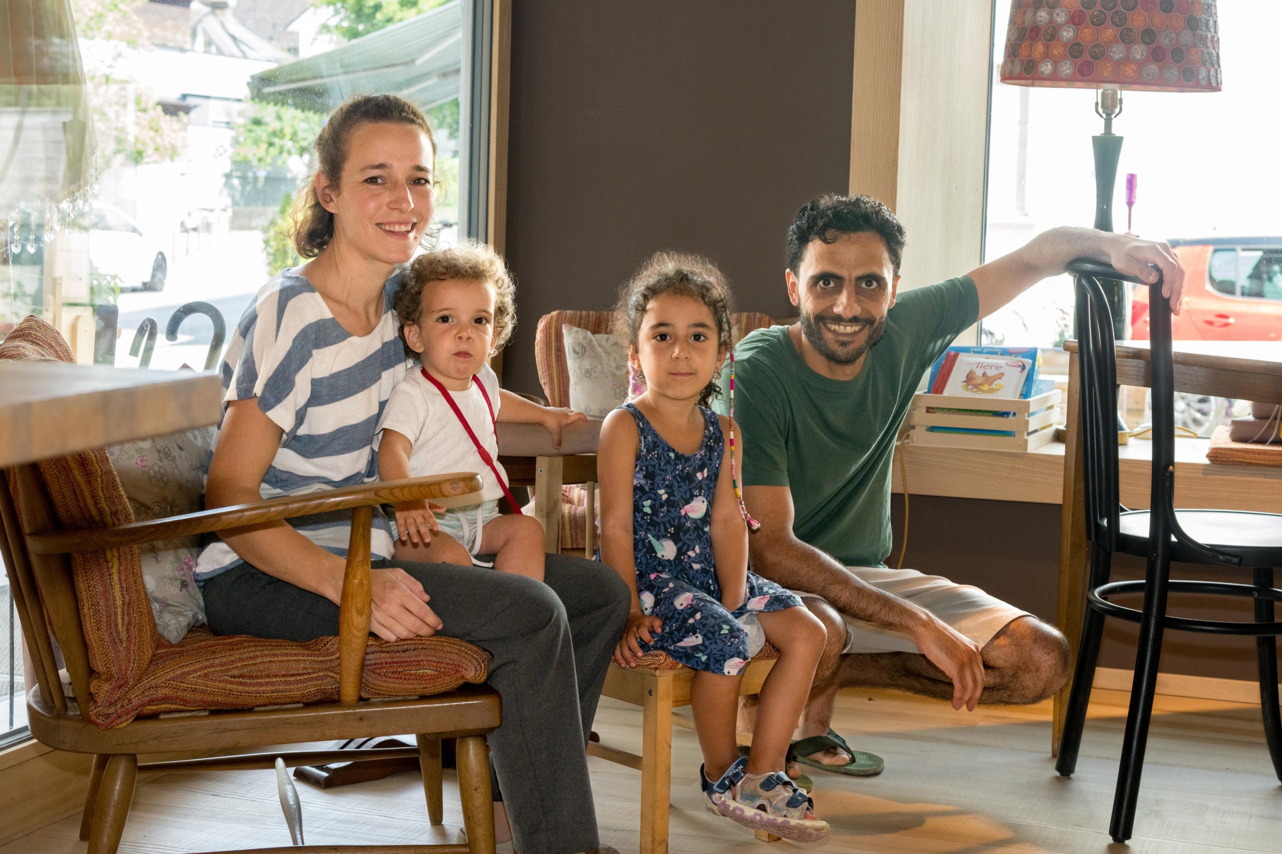 Seine Familie ist der Grund, warum er hier bleiben möchte.