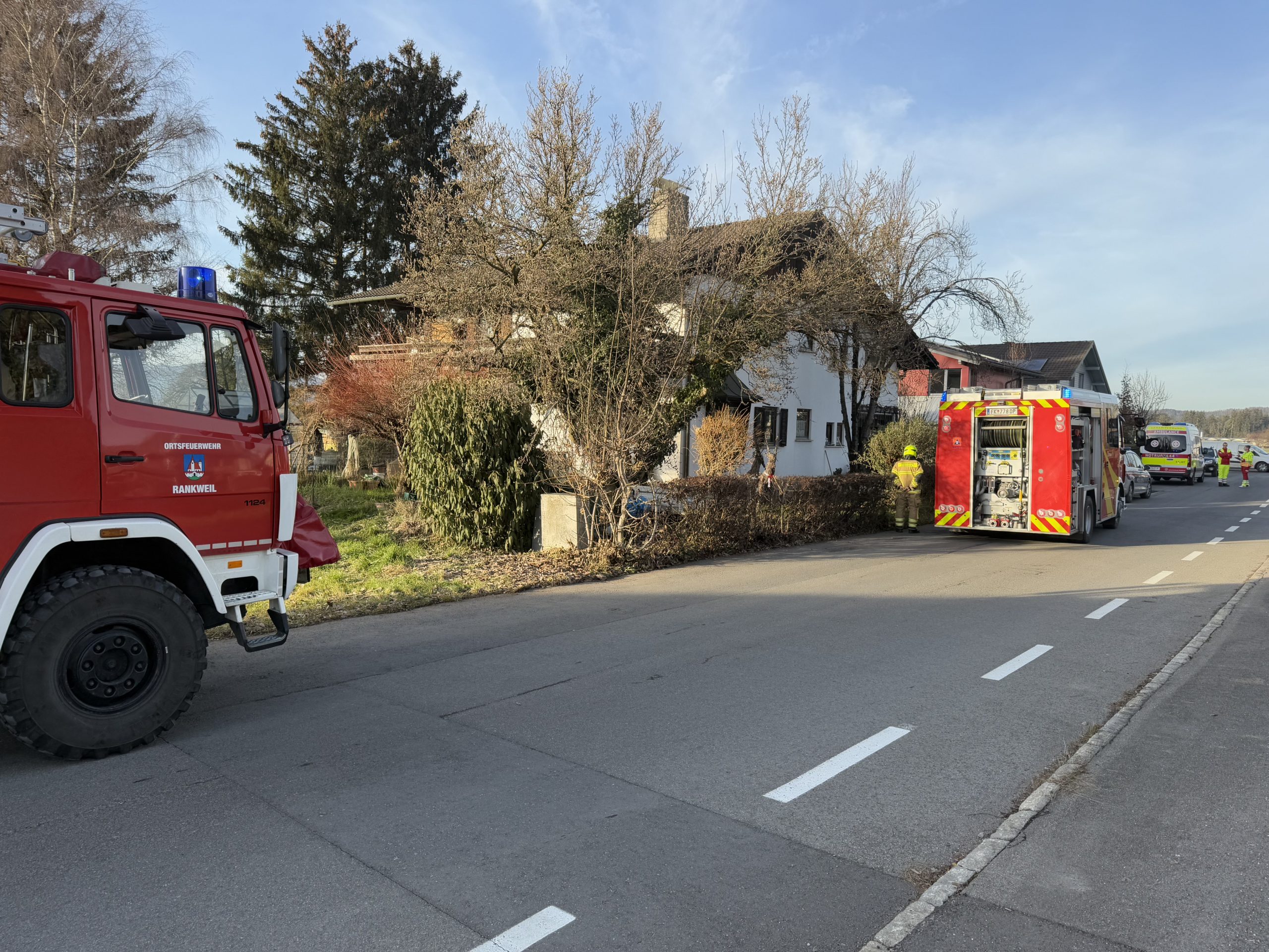 Rankweil: Verrauchung im Heizungskeller