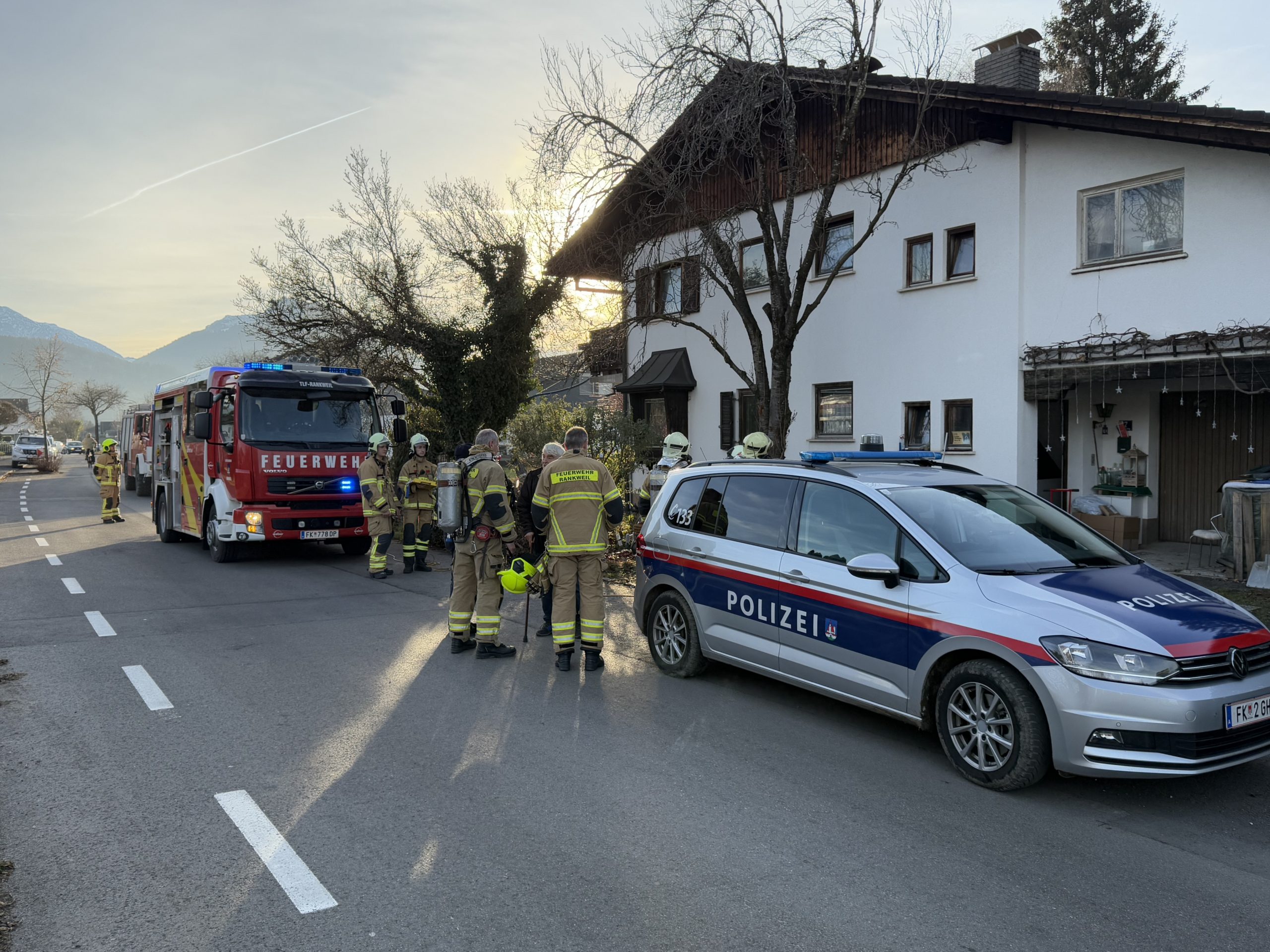 Rankweil: Verrauchung im Heizungskeller
