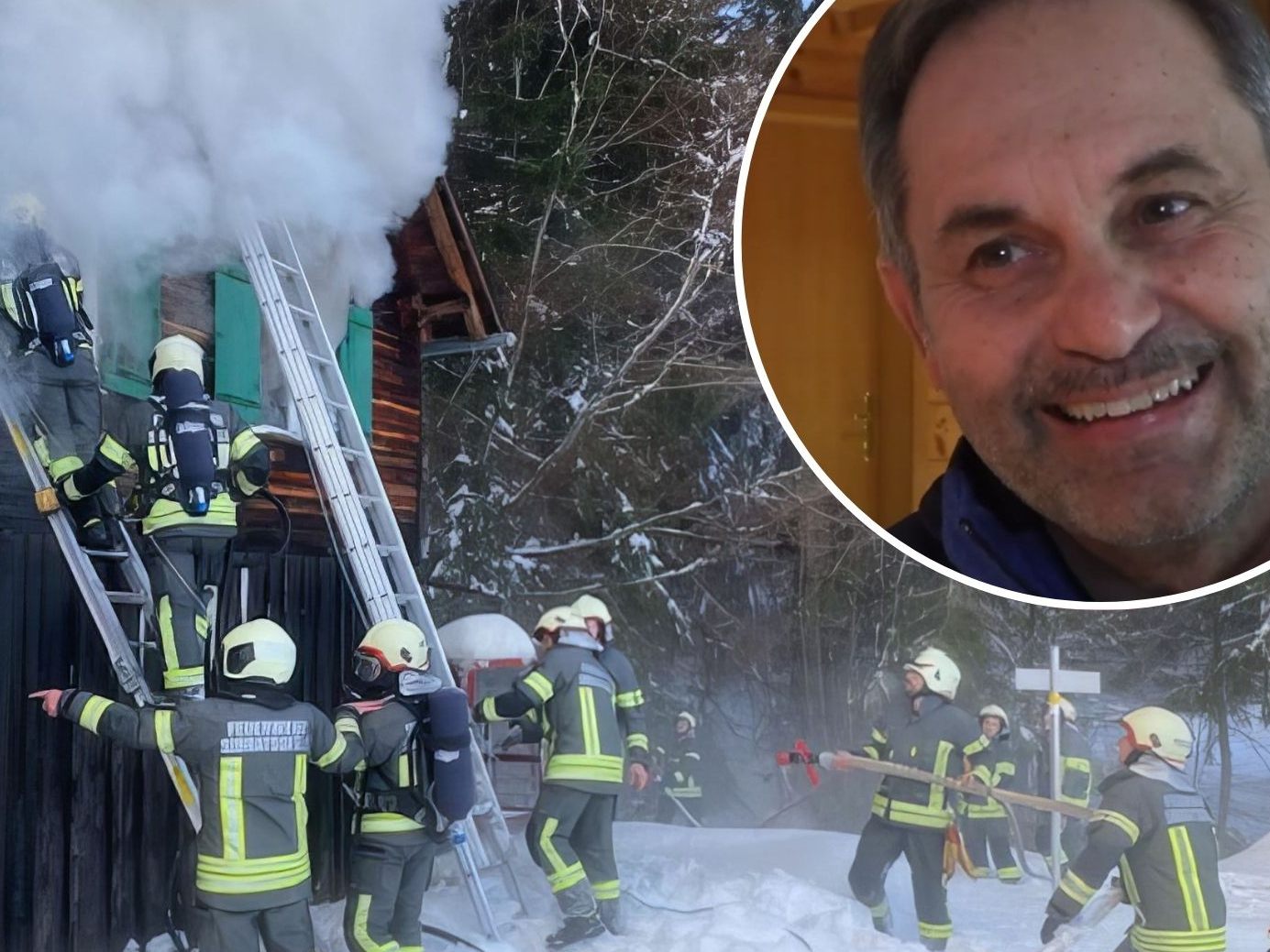 Ein Ferienhaus in Sibratsgfäll sorgte bereits für den dritten Einsatz der Feuerwehr innerhalb kürzester Zeit.