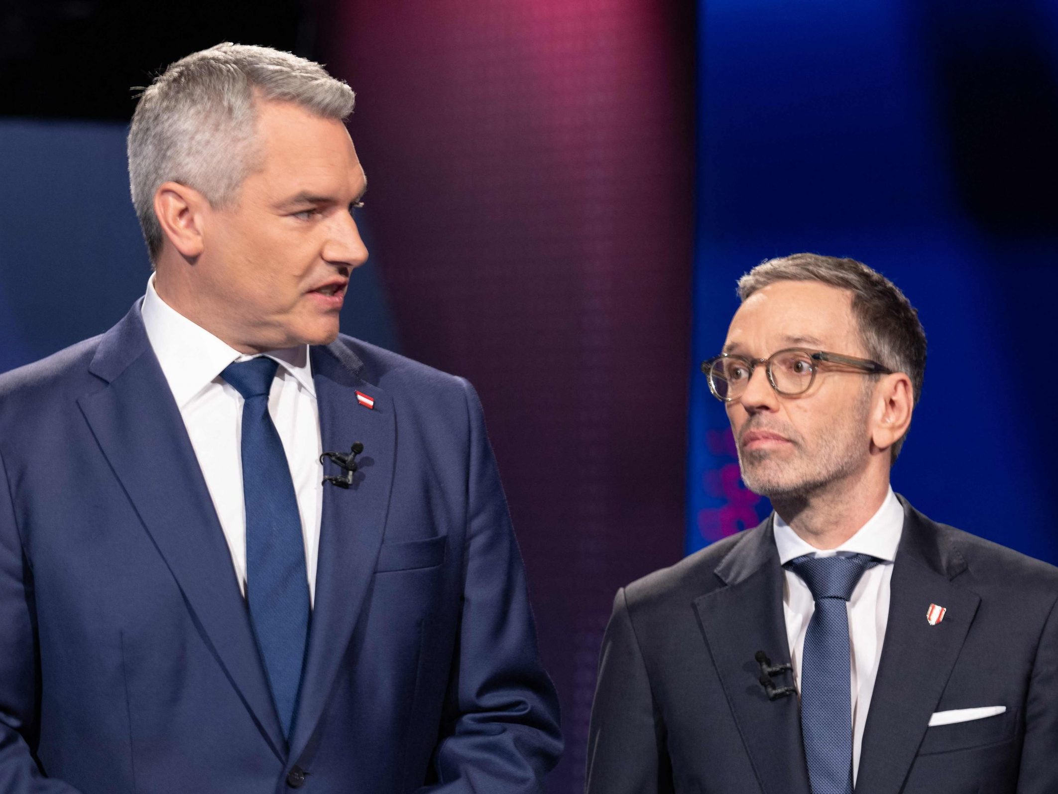 In Umfragen liegt die FPÖ zuletzte deutlich vor der ÖVP.