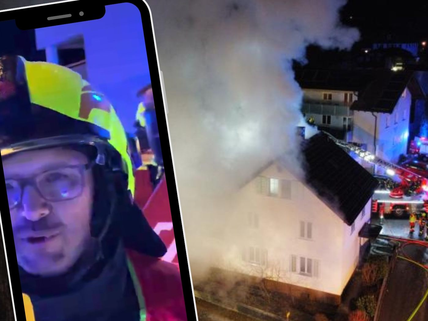 In Bludenz kam es in der Nacht zu einem Brand.