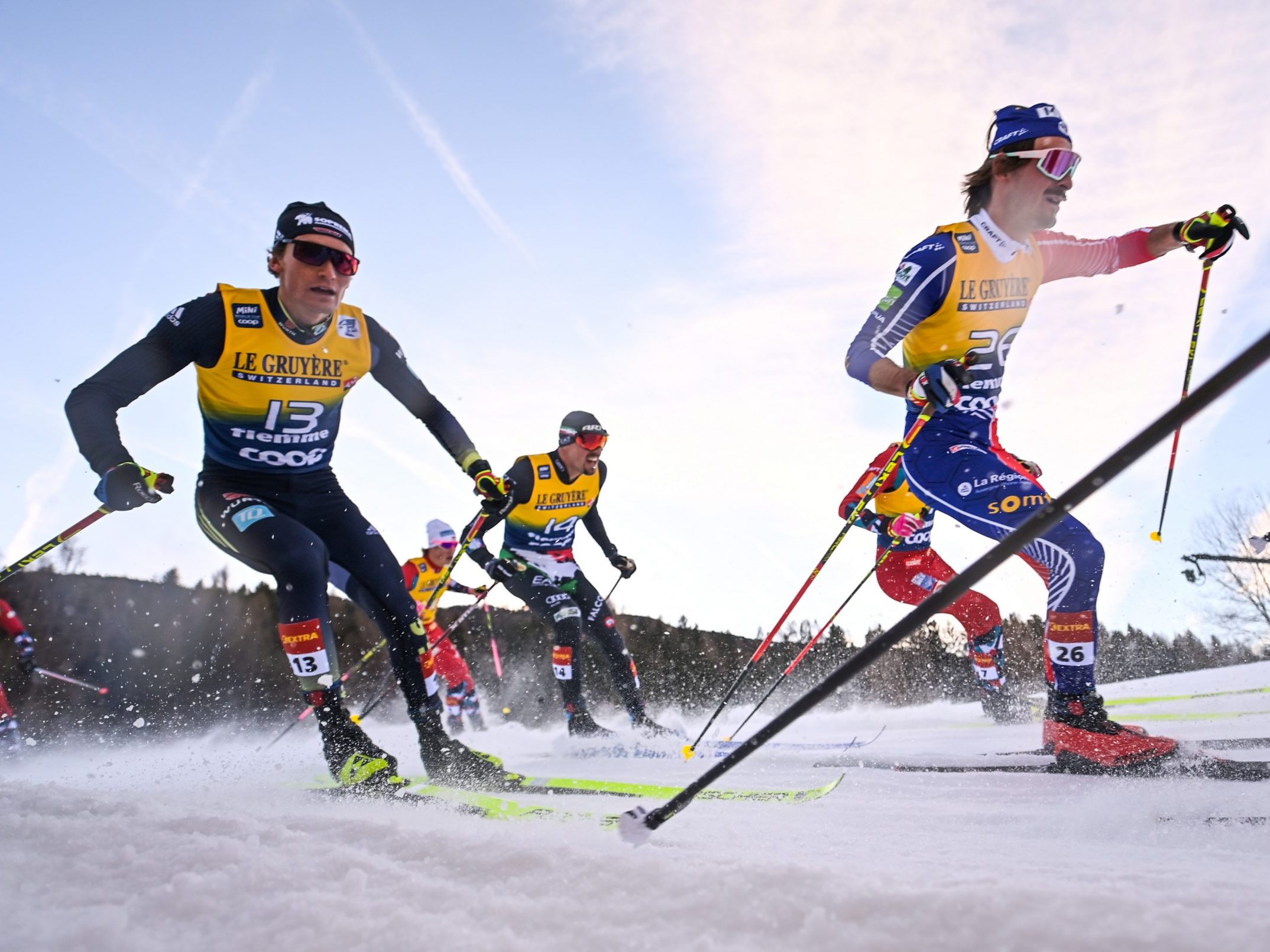 Vom Team der Ukraine fehlte plötzlich jede Spur. (Symbolbild, Massenstart aus 2023)