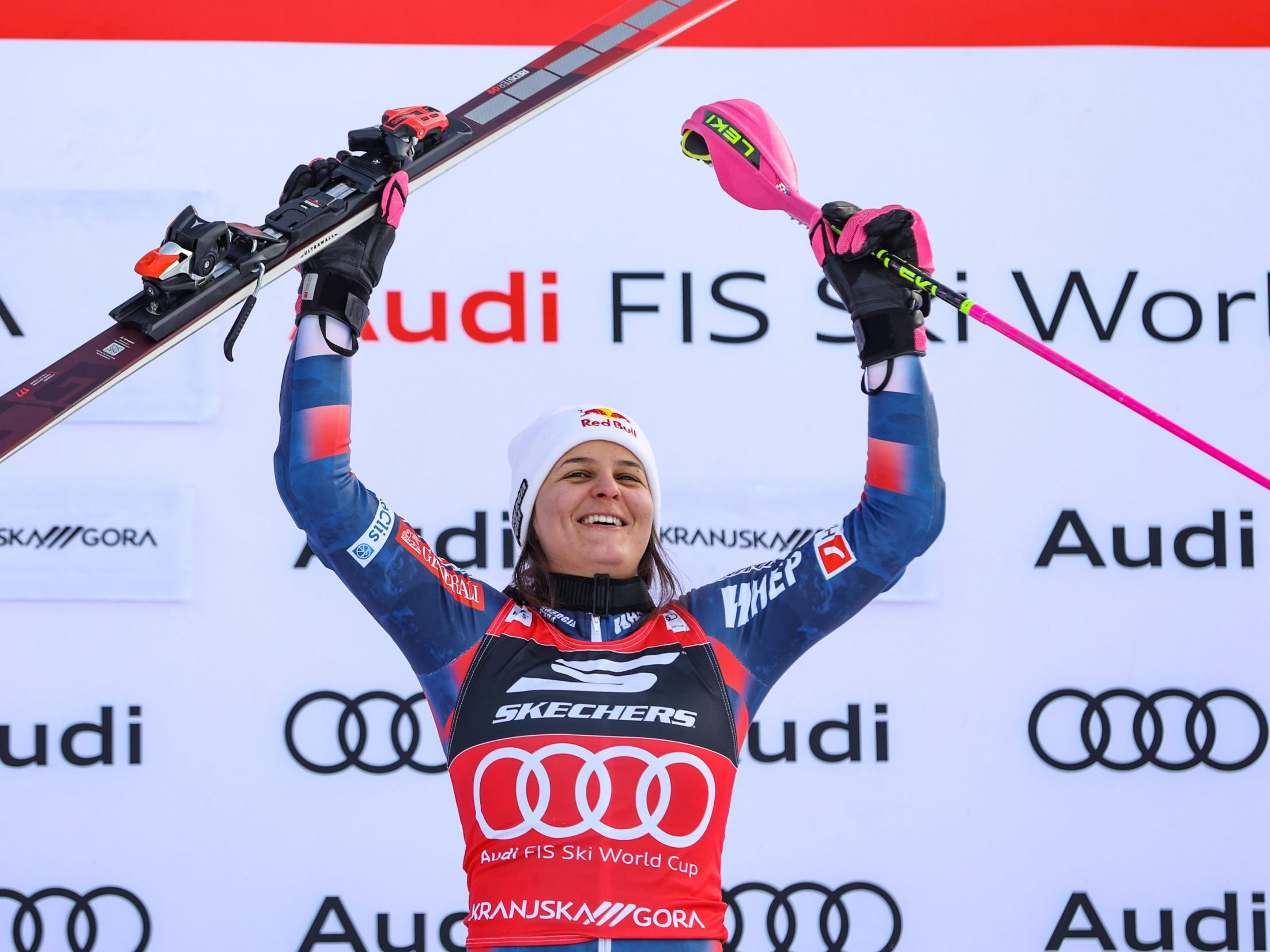Zrinka Ljutic gewinnt den Slalom in Kranjska Gora.