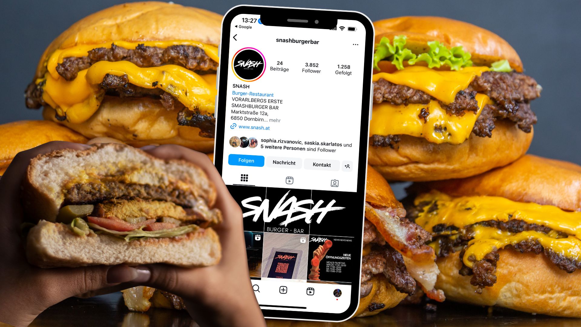 Snash Burger Bar in Dornbirn.