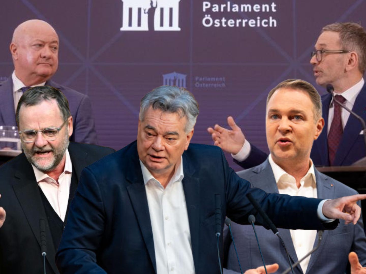 SPÖ, Grüne und NEOS appellierten an die ÖVP, die Verhandlungen mit der FPÖ zu beenden.
