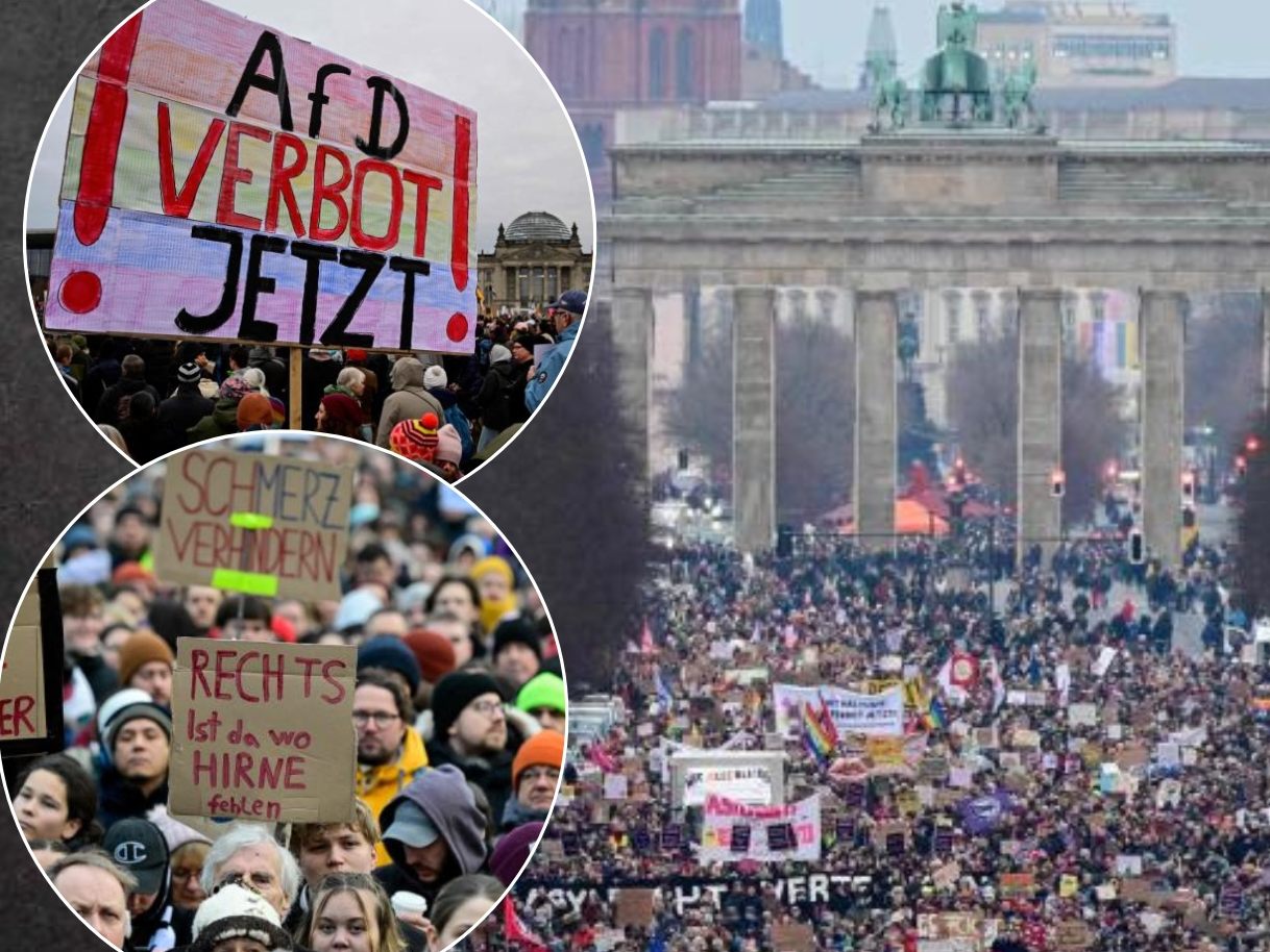 In Berlin gingen Tausende auf die Straße.