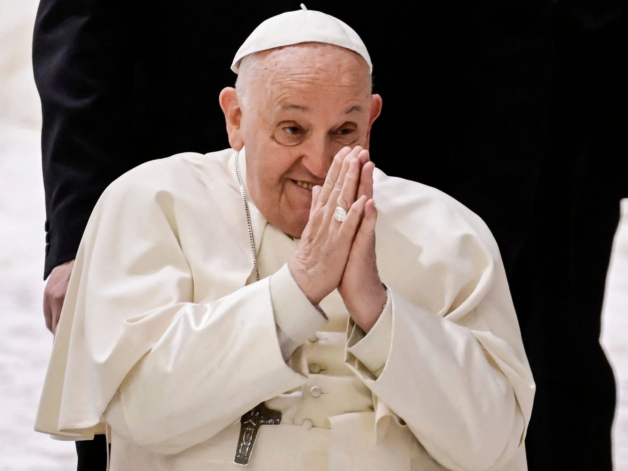 Papst Franziskus bei einer Veranstaltung im April 2024 im Vatikan.