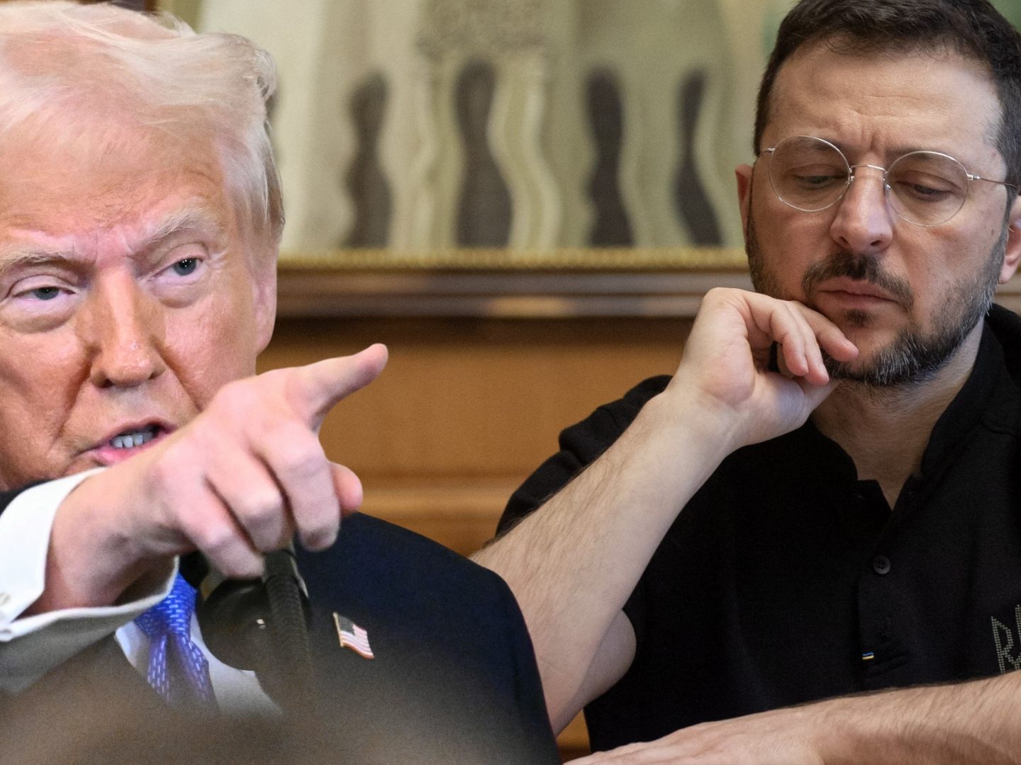 Treffen mit zwischen Selenskyj (r.) und Trump (l.) möglicherweise nächste Woche.