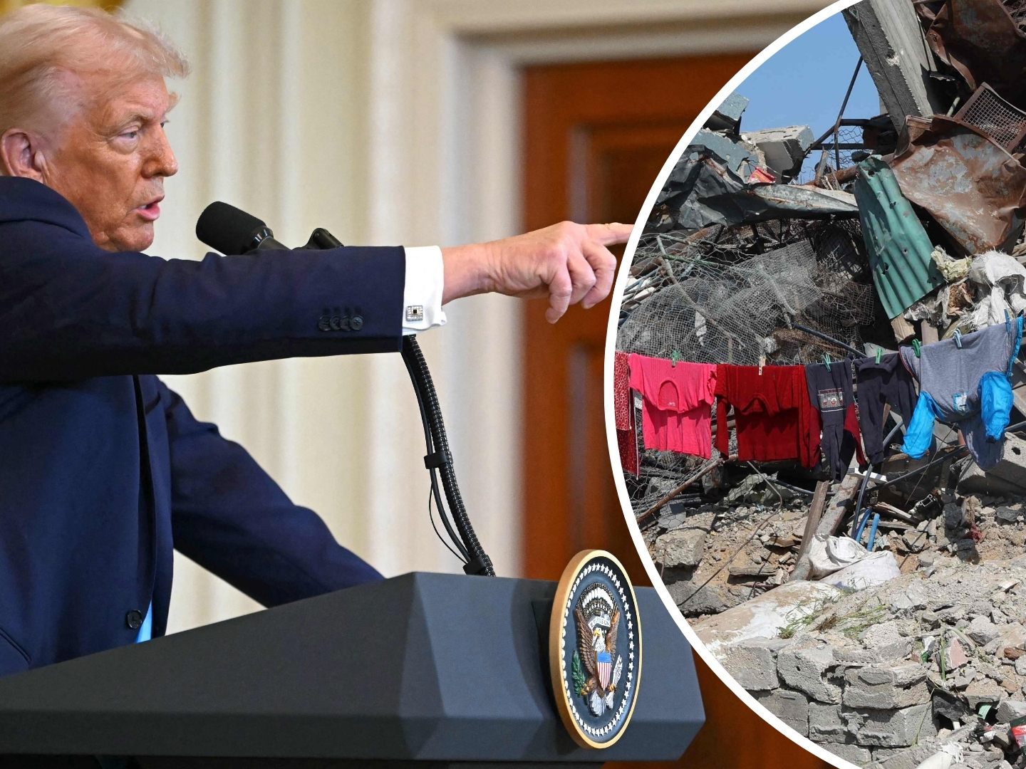 Trump will das Kriegsgebiet wirtschaftlich entwickeln.