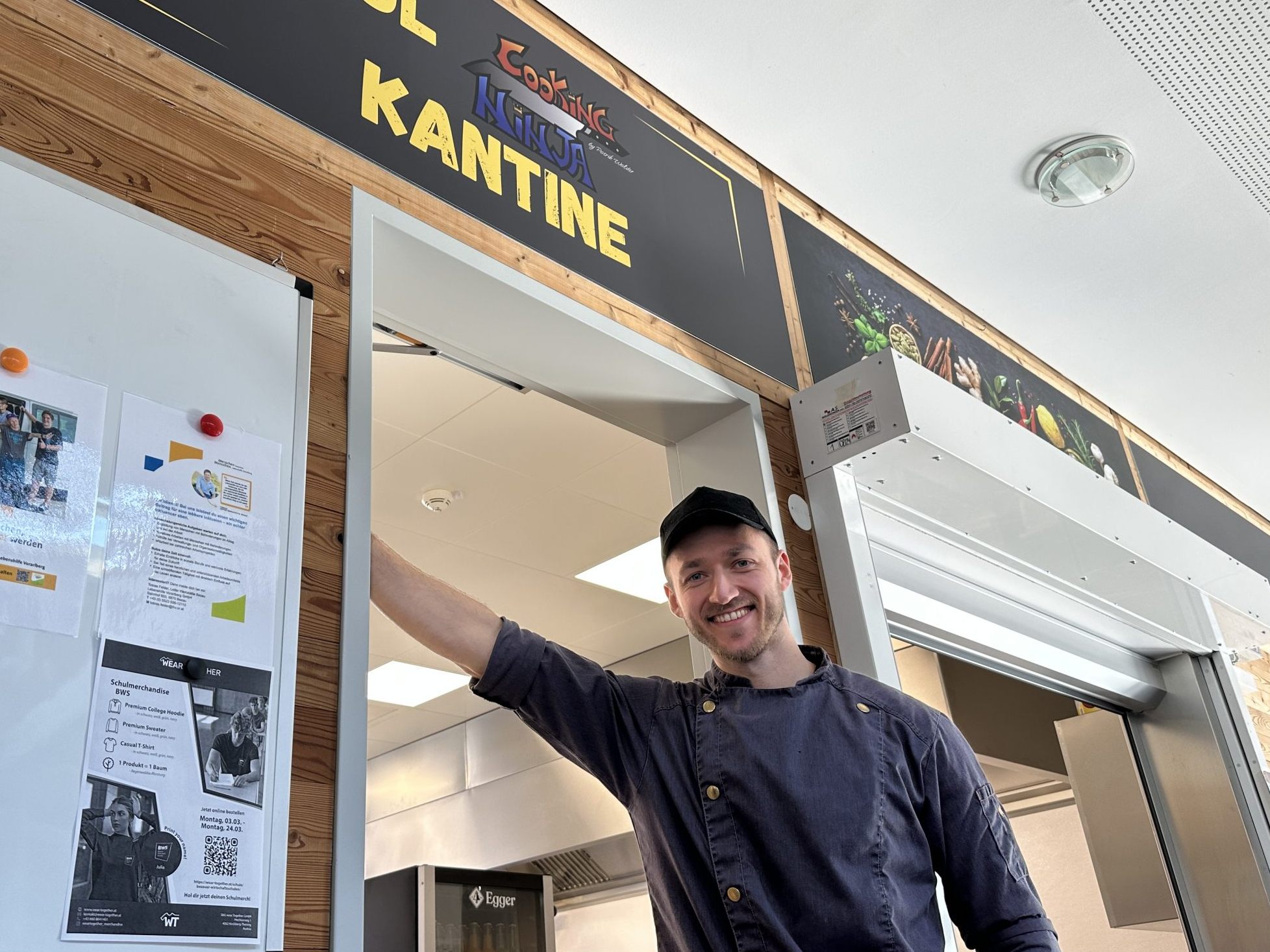 Patrik Walder ist der neue Kantinen-Chef der BWS Bezau.