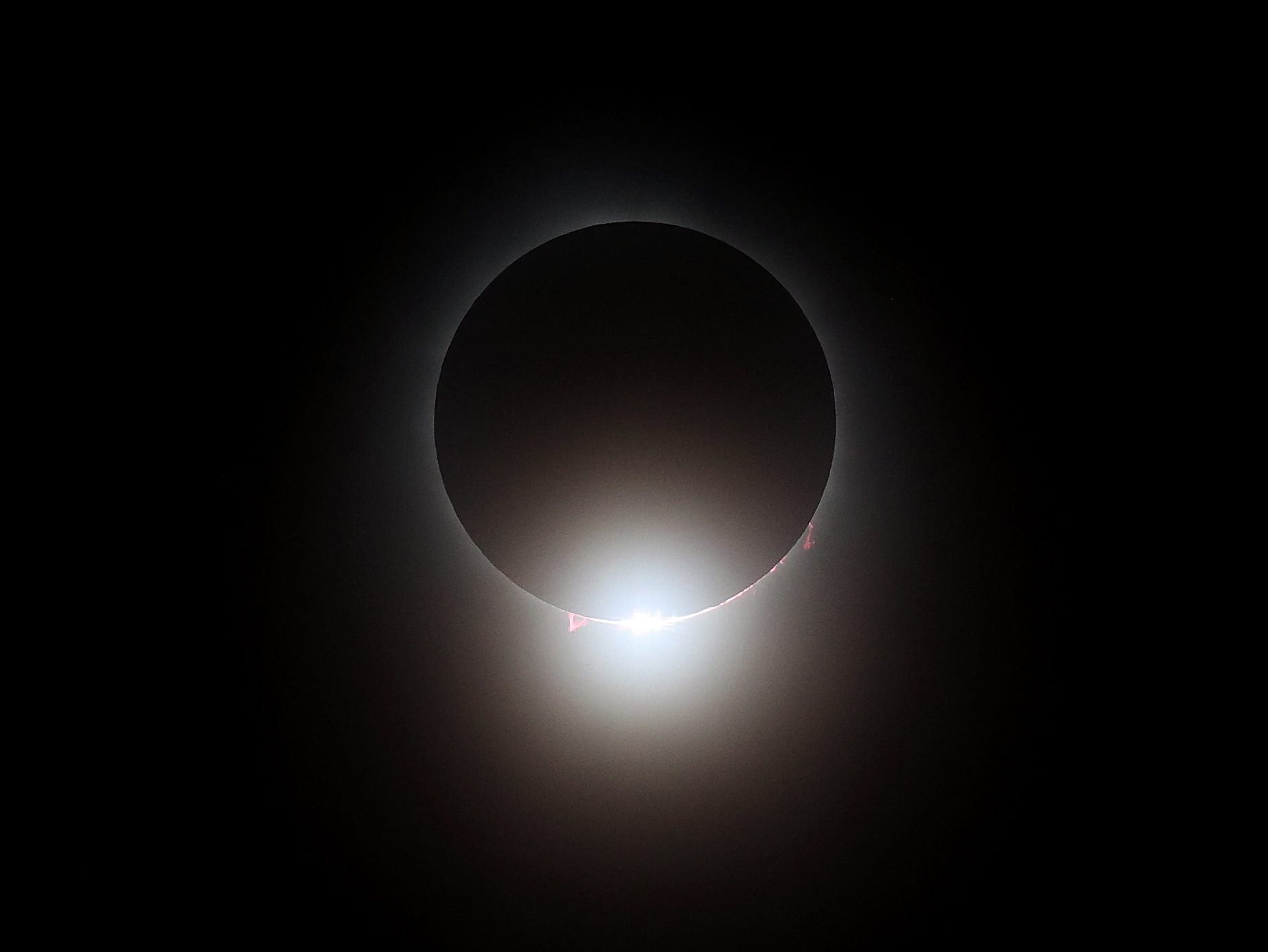 Sonnenfinsternis in Cleveland, Ohio (US) im April 2024