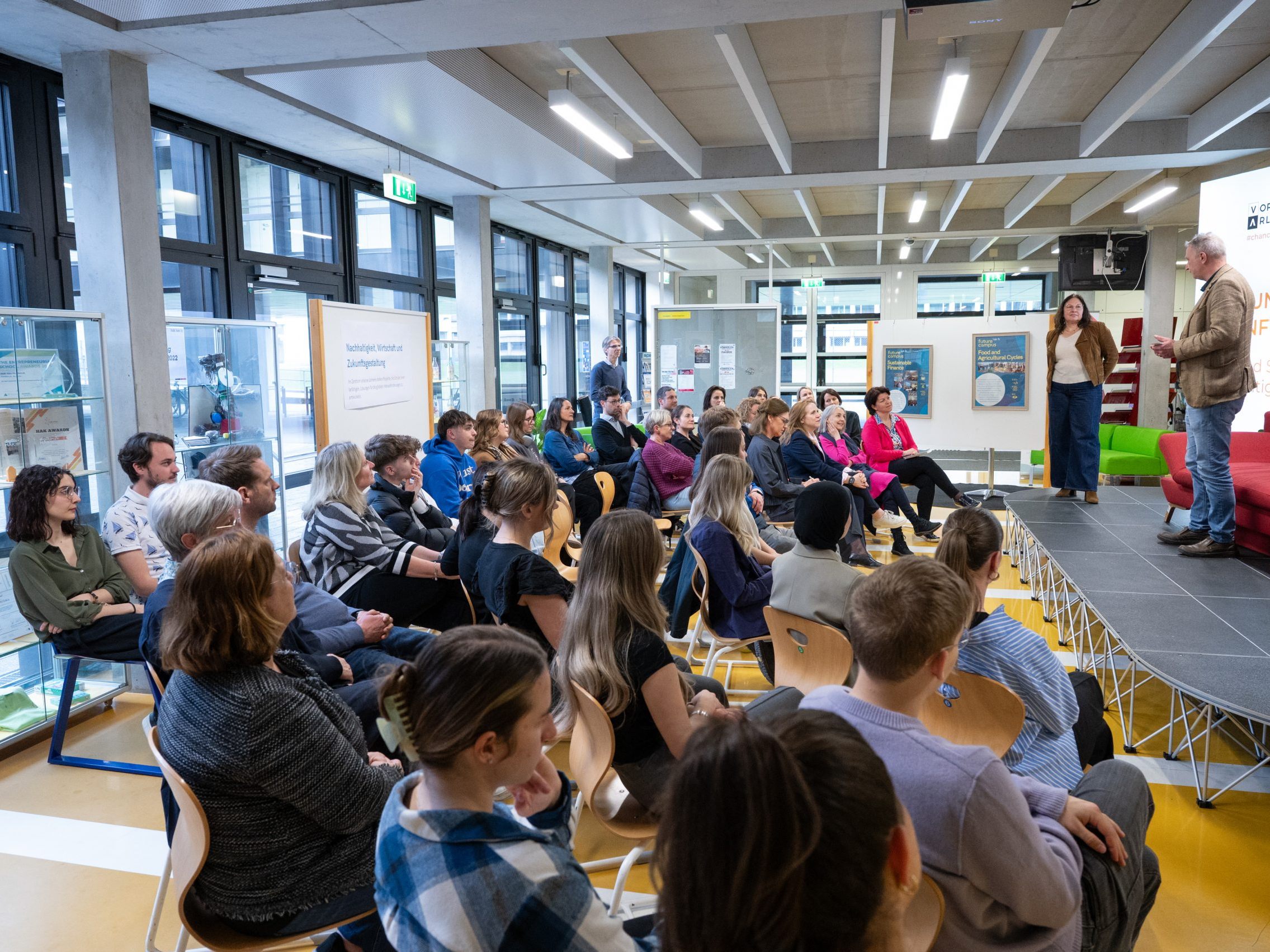 Wissen verbindet – die beliebte Veranstaltungsreihe der Marke Vorarlberg – fand diesmal im future Campus der HAK Feldkirch statt.
