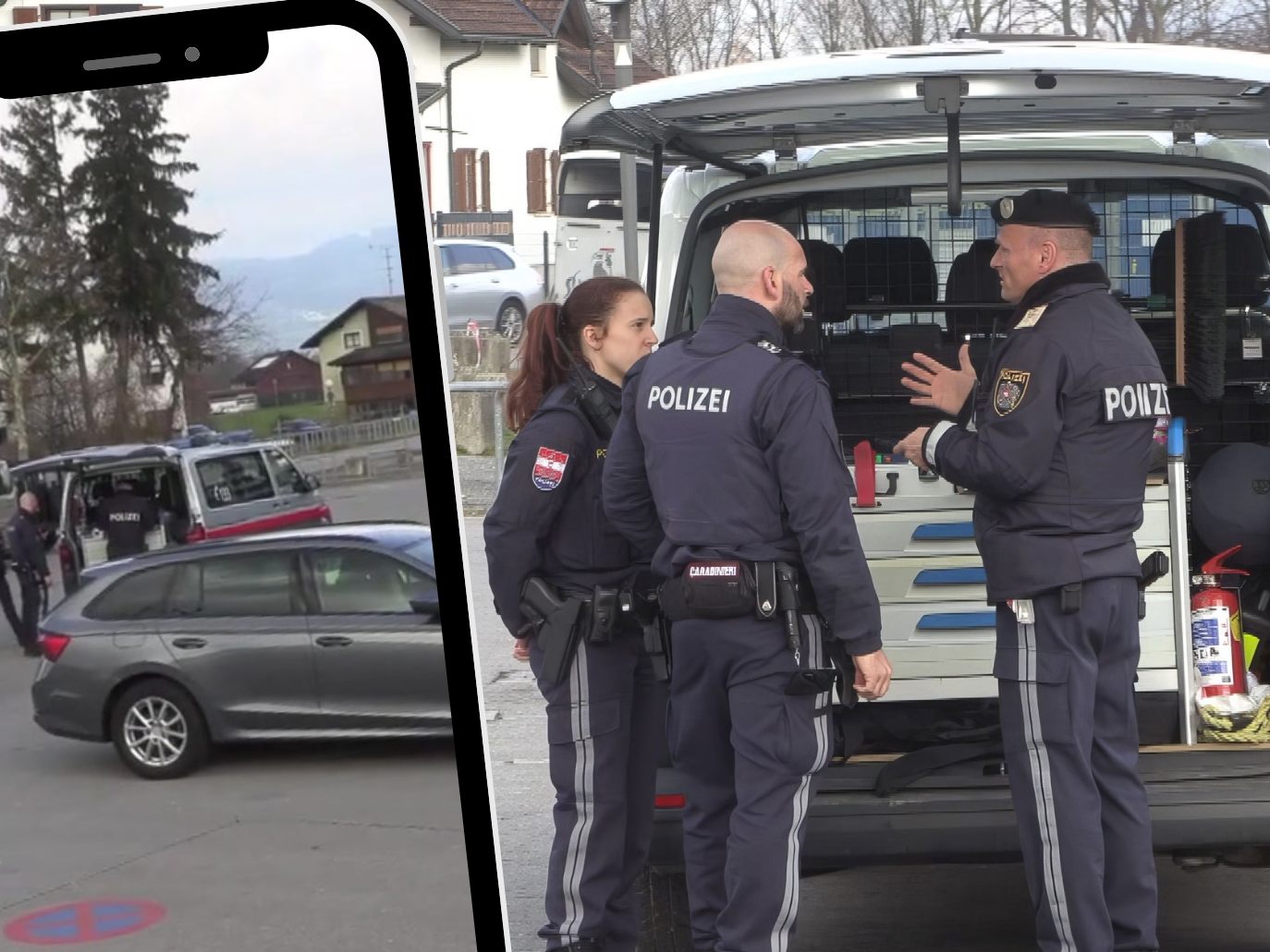 Am Samstag kam es im Raum Altach/Mäder zu einem Polizeigroßeinsatz.