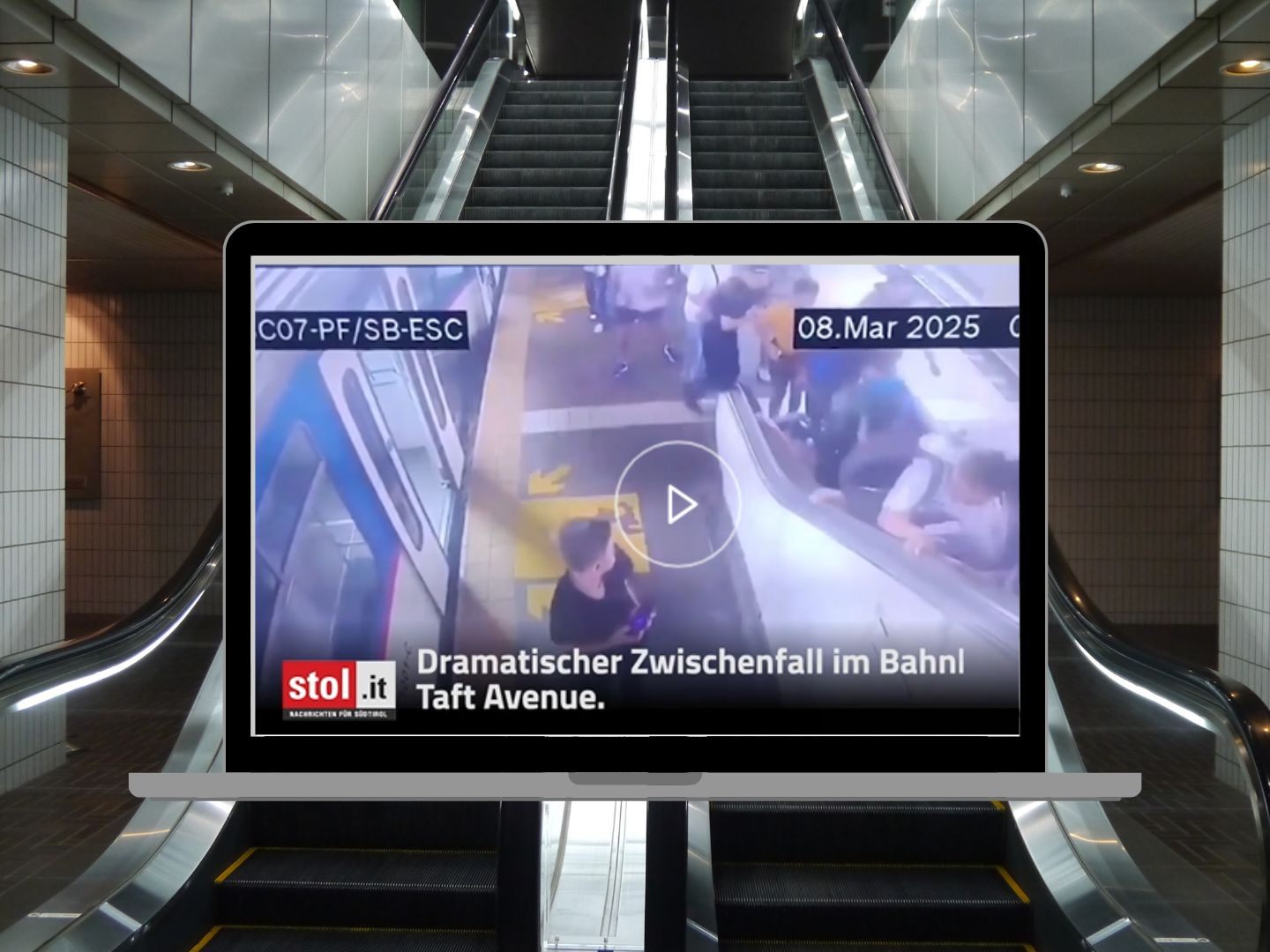 Schockmoment in Manila: Rolltreppe setzt plötzlich rückwärts ein und verletzt mehrere Pendler.