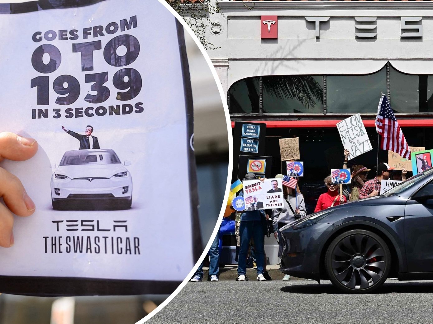 Es kommt vermehrt zu Attacken gegen Tesla-Händler (Bild: Kalifornien) und Tesla-Boss Elon Musk.
