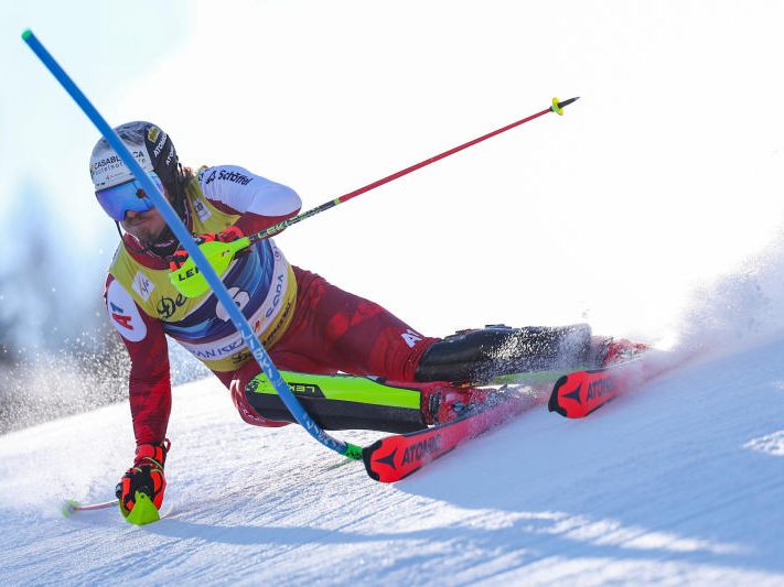 Manuel Feller hat es in Slowenien aufs Podium geschafft.