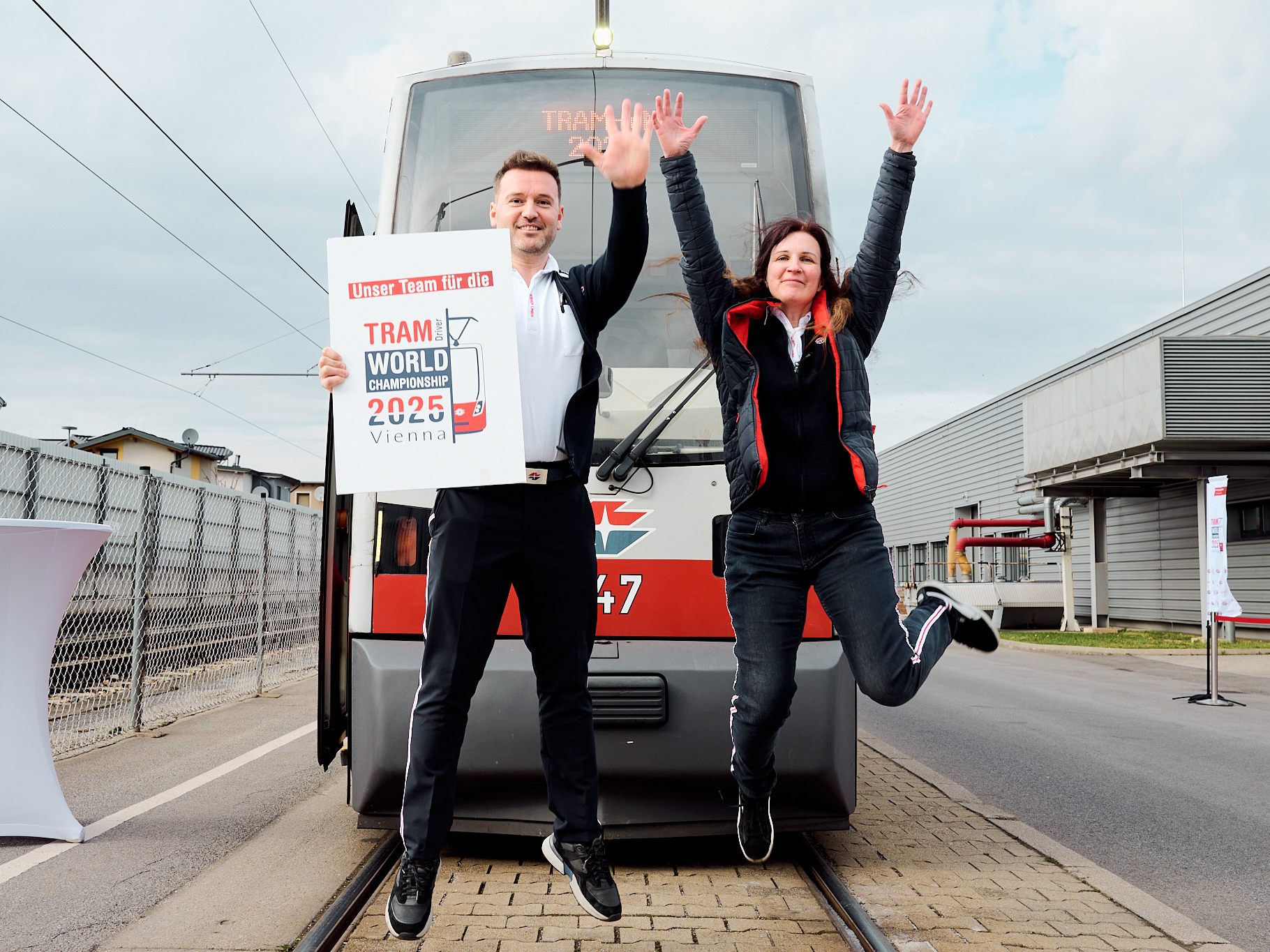 Die Wiener Linien kürten ihr Team für die Tram-WM im Herbst.