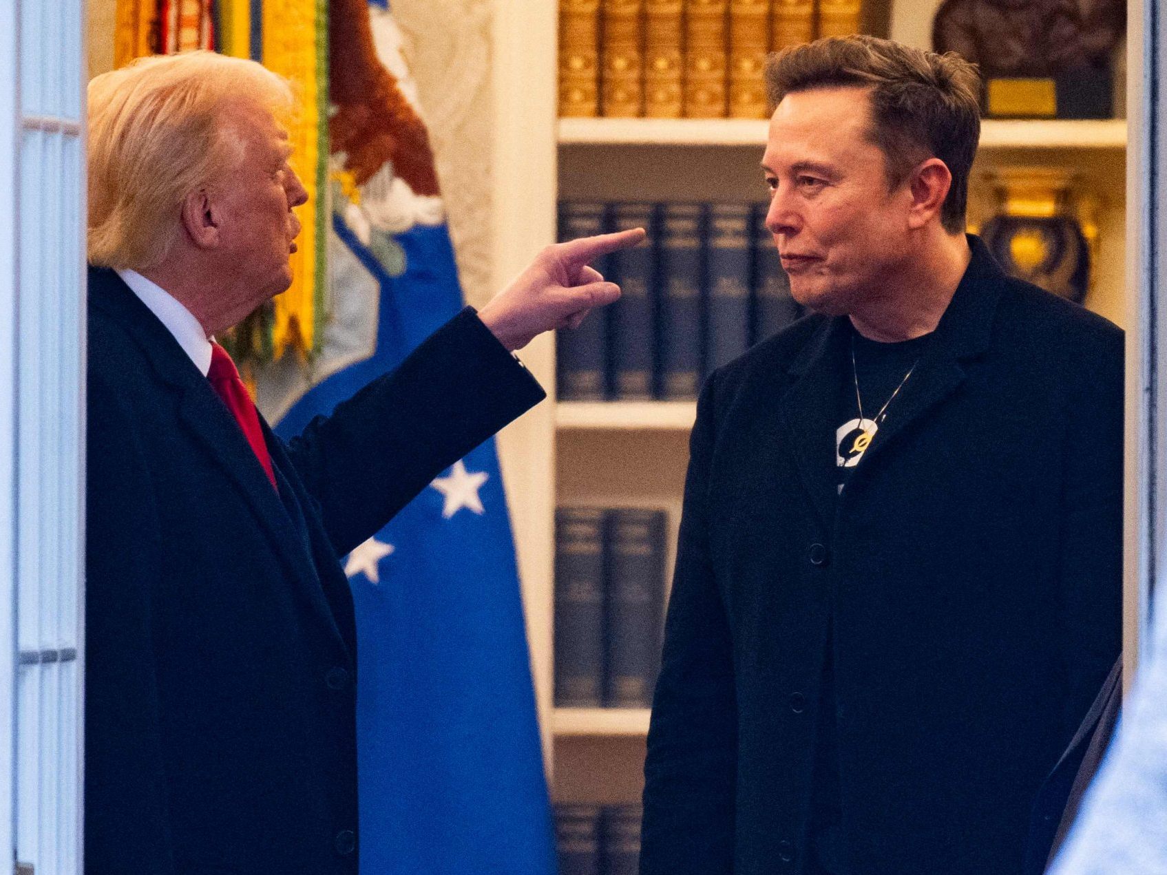Musk und Trump im Weißen Haus