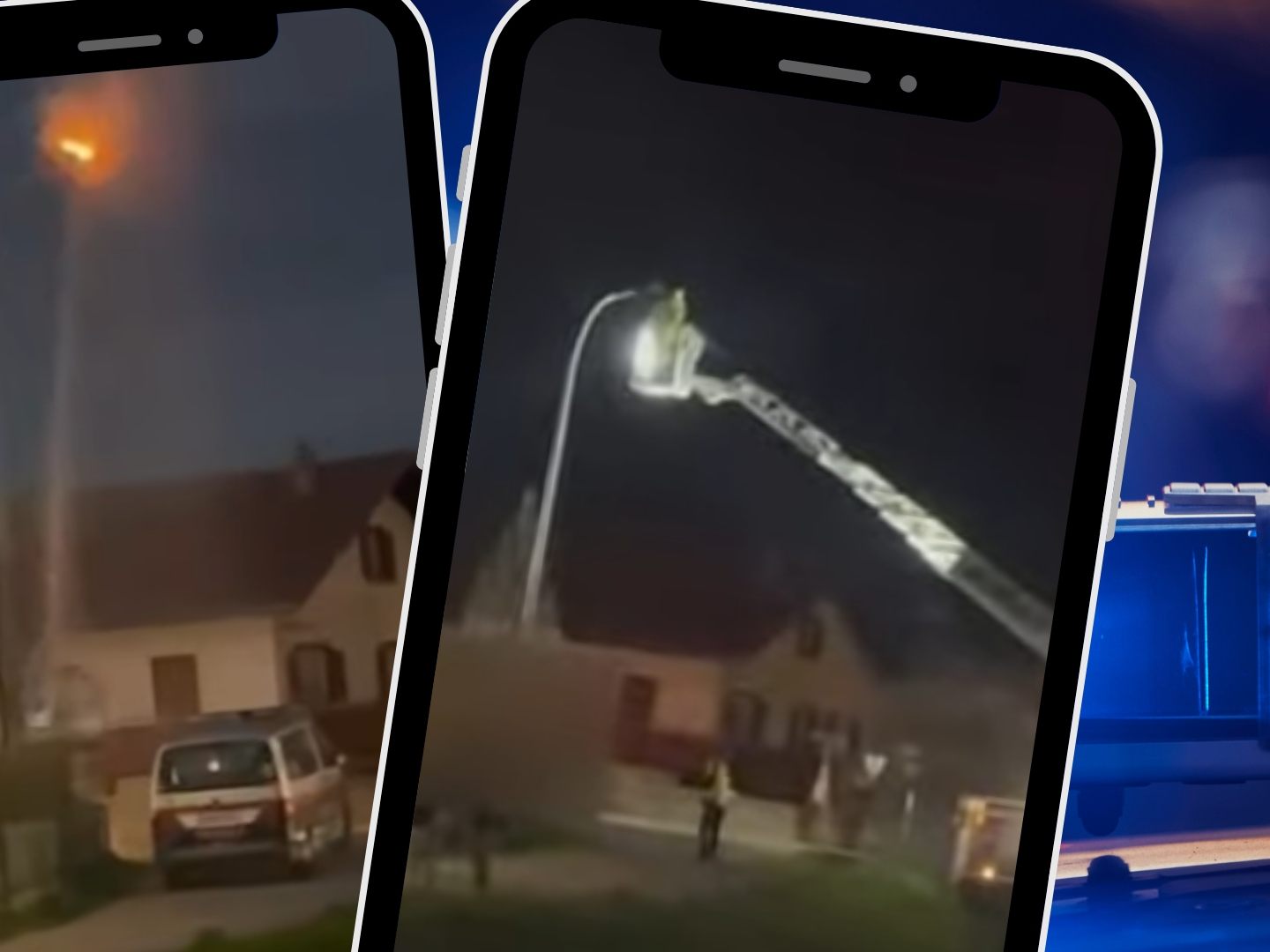 Der Brand führte zu einer kurzfristigen Straßensperre.