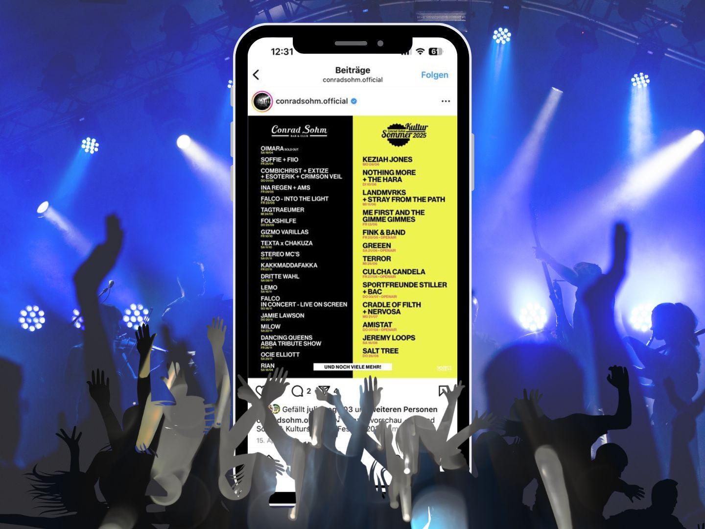 Musikprogramm zwischen Club und Open Air.