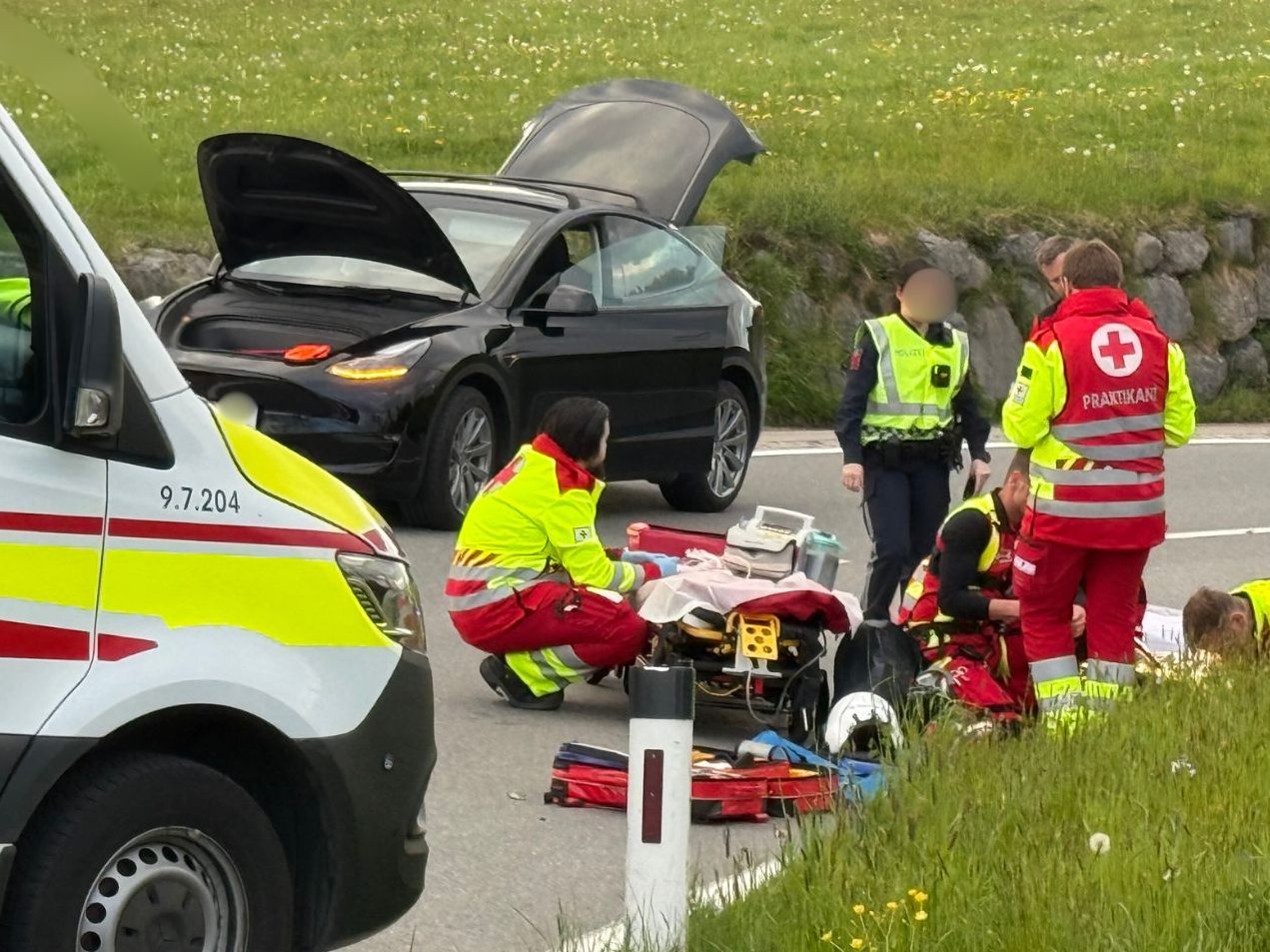 Schwerer Verkehrsunfall in Hohenweiler