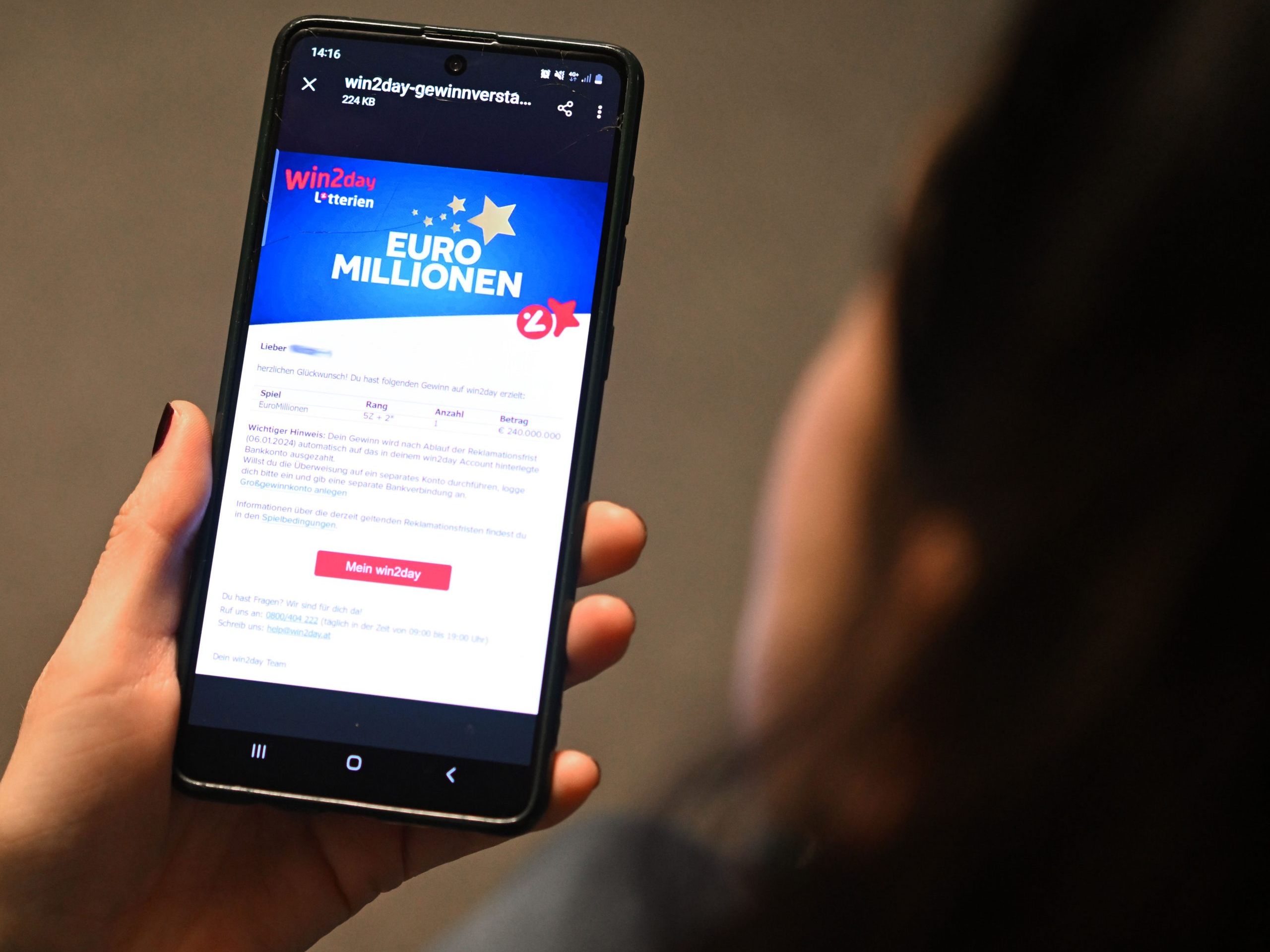 Eine Person aus Österreich hat den EuroMillionen-Jackpot geknackt.
