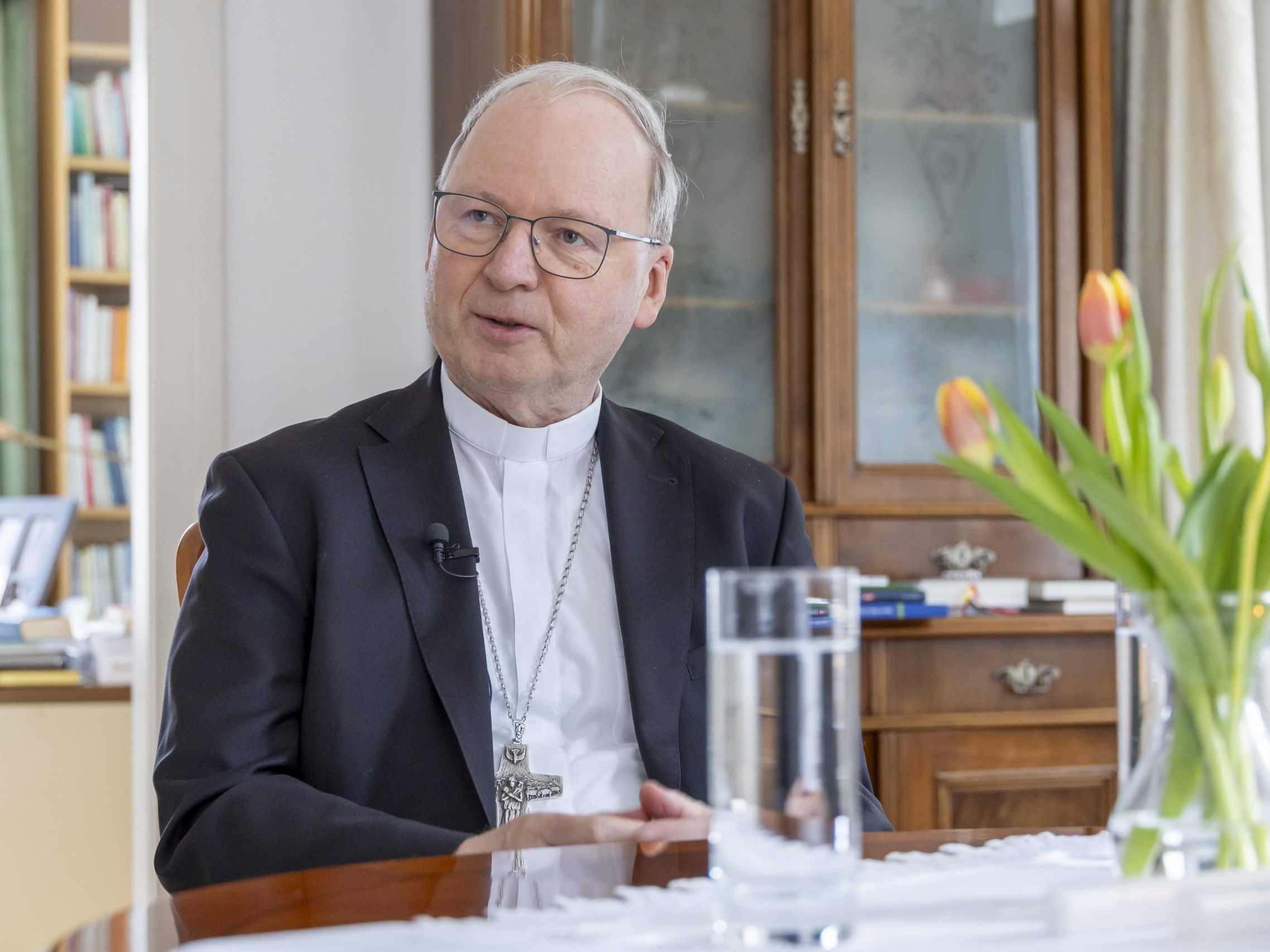 Bischof Benno Elbs gedenkt Papst Franziskus.