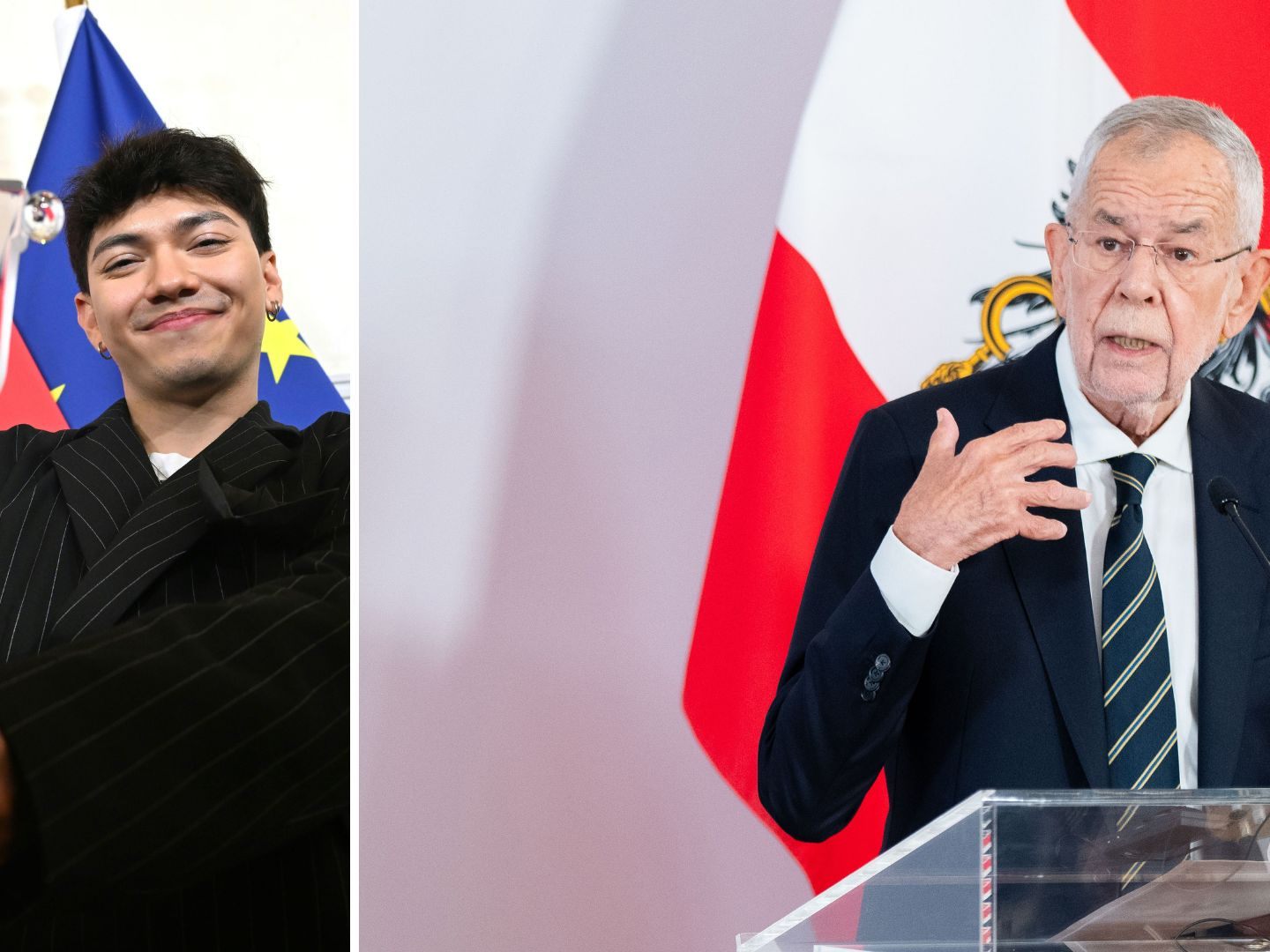 JJ und Van der Bellen.