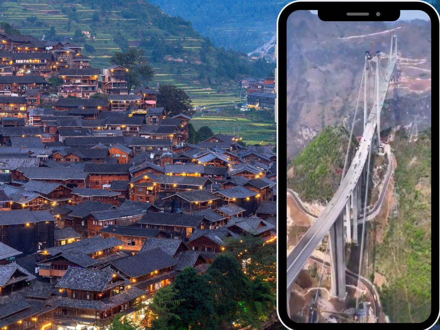 China eröffnet die höchste Brücke der Welt (SYMBOLBILD)