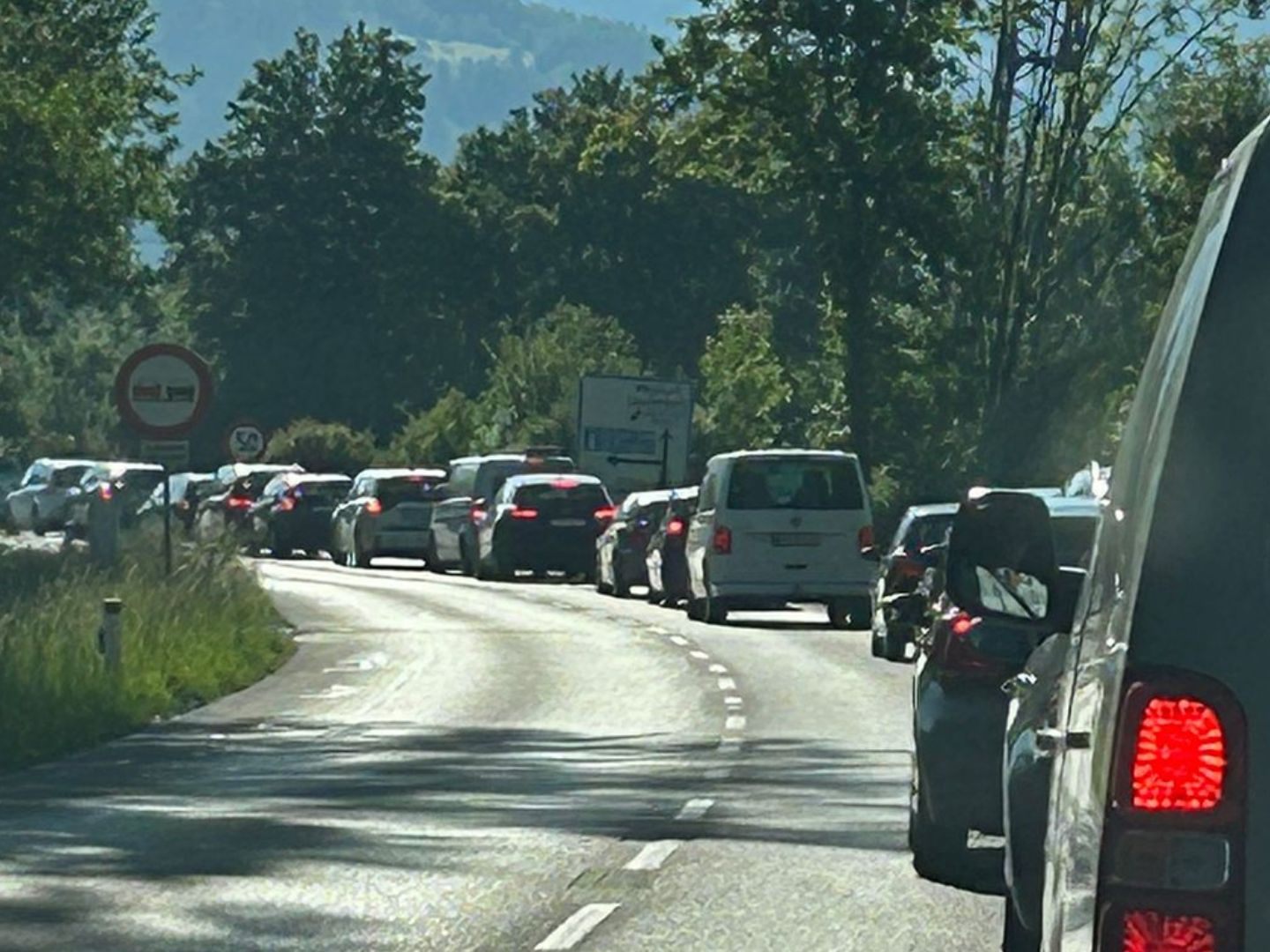 Rund eine halbe Stund Zeitverlust